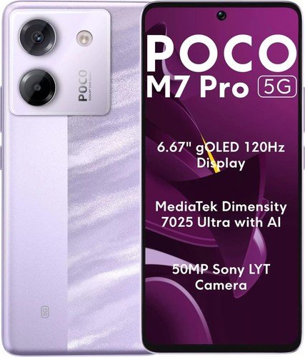 Poco M7 Pro 5G (256GB + 8GB) (for Tmobile Mint Tello & Global) 50MP Dual Sony Ca - Picture 12 of 13