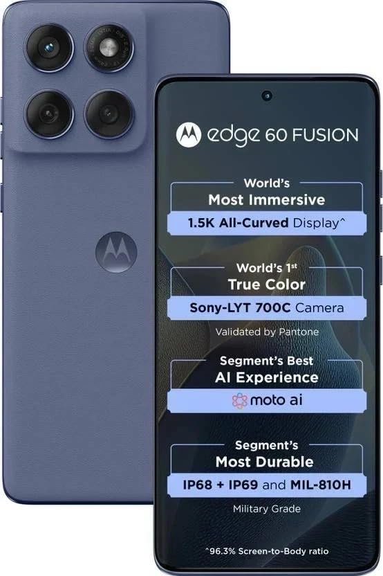 Motorola Edge 60 Fusion 5G DualSIM 6.67″ P-OLED IP68 (8GB+256GB) New