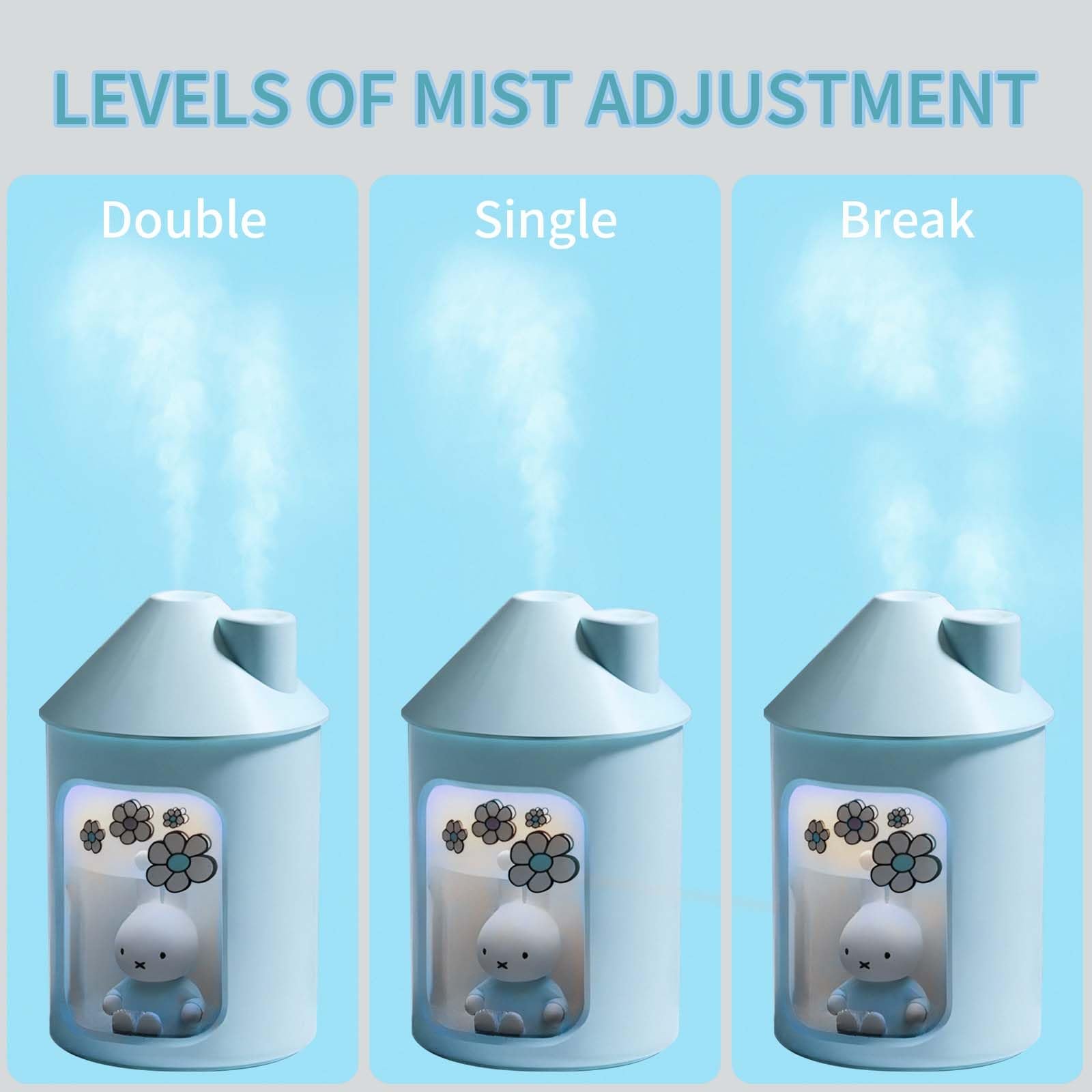 Ultrasonic Cool Mist Humidifier for Bedroom, Night Light, 450 mL- Miffy Mipow - Picture 4 of 25