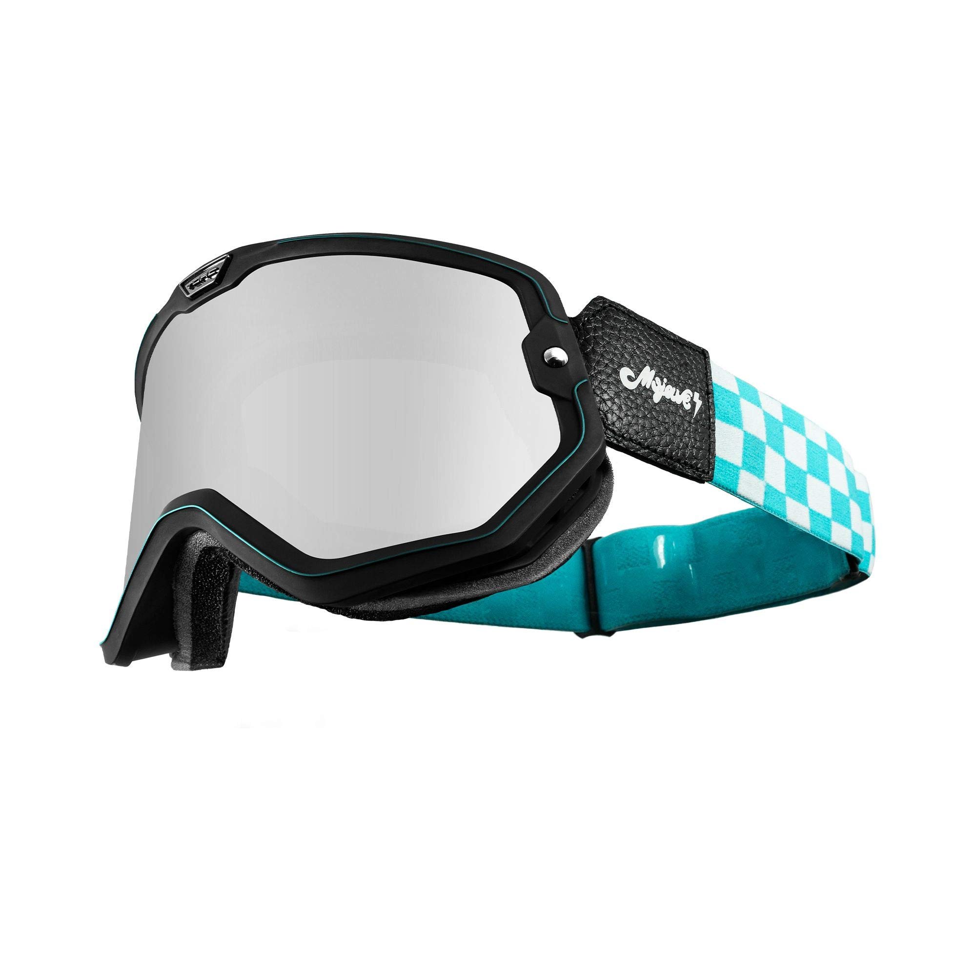 TORC Mojave Motorcycle Helmet Goggle (Flat Cream, Forza TORC)