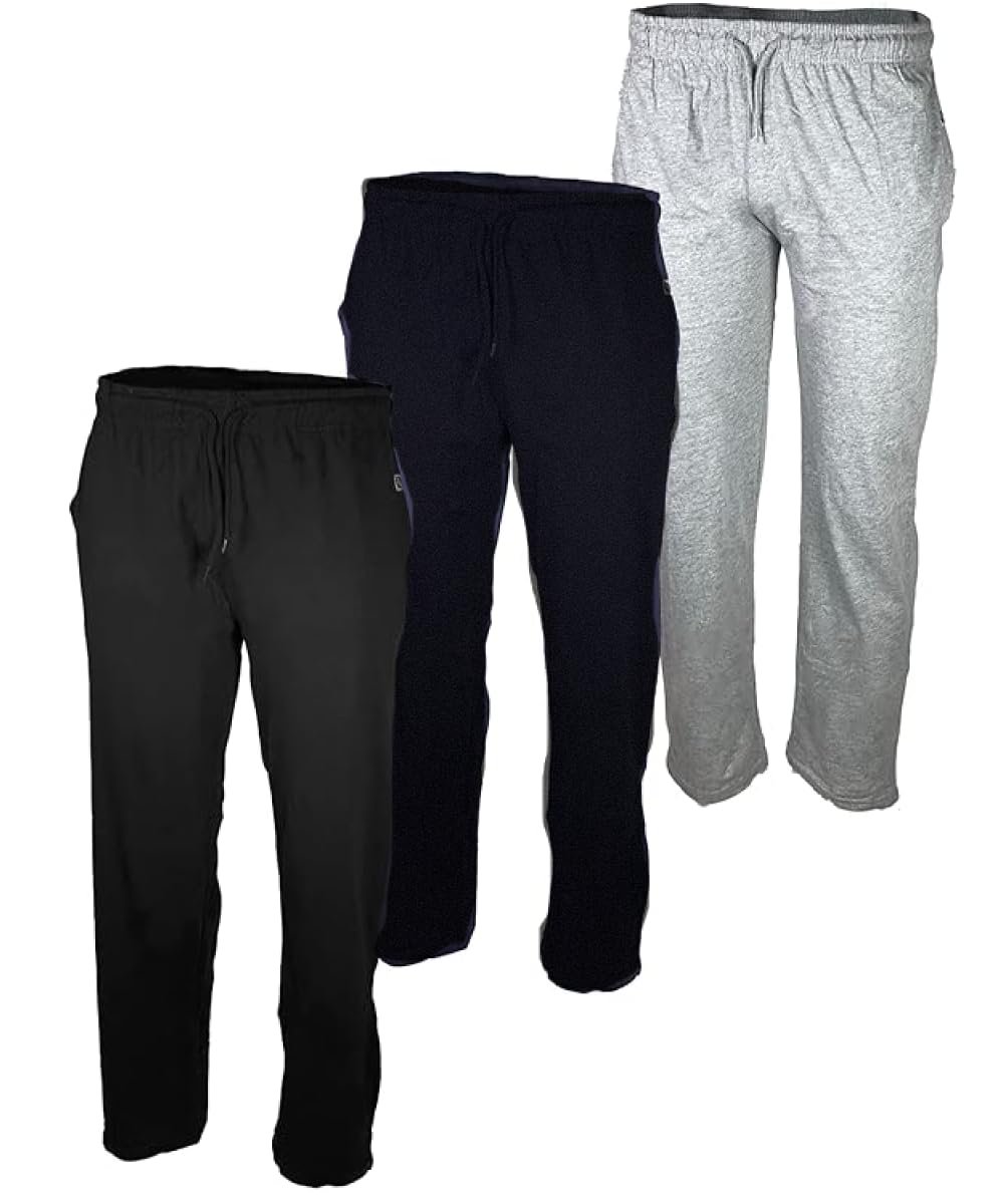 BROOKLYN VERTICAL 3-Pack Mens Sleep & Loungewear Pant|Soft Comfortable Cotton|Dr