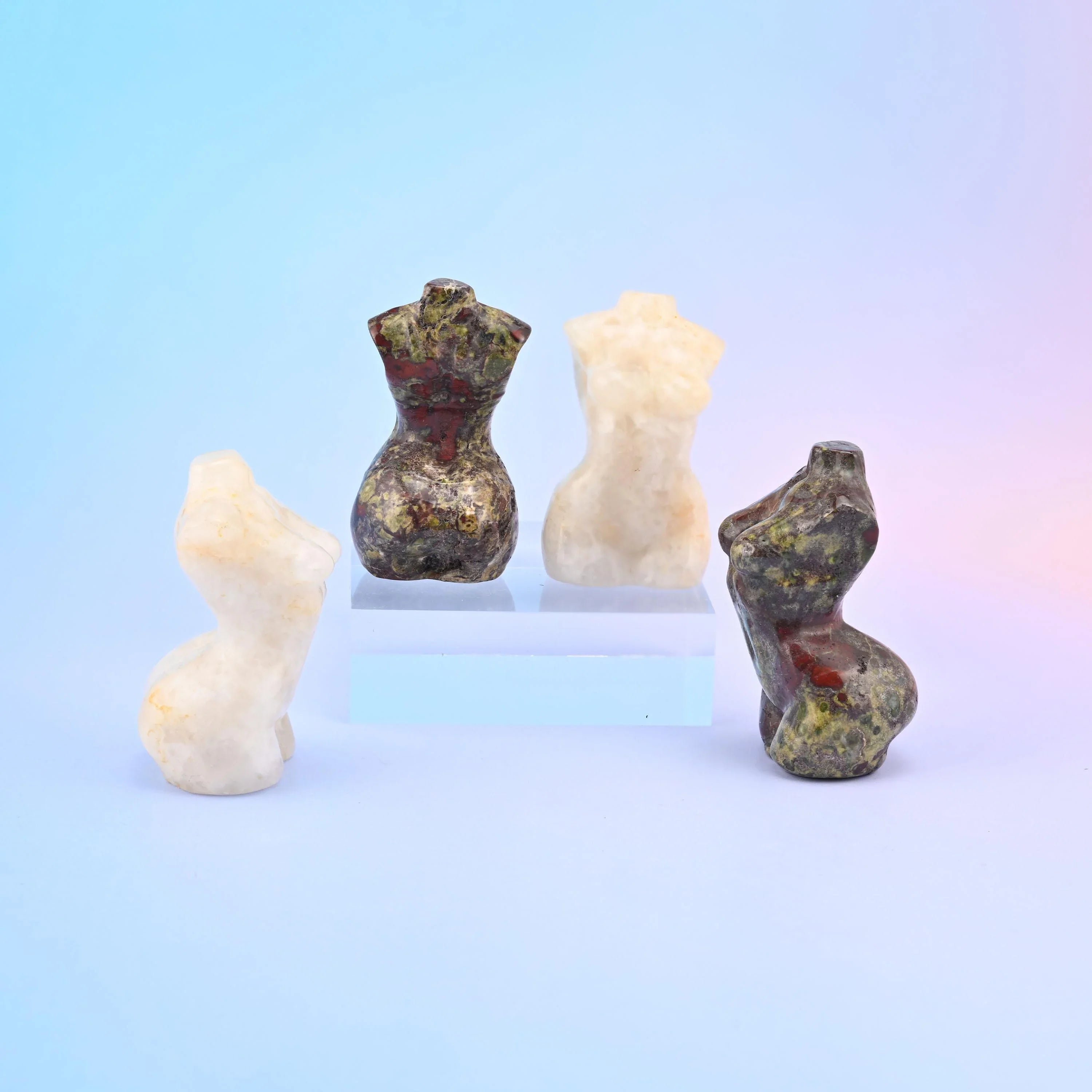 2 inches Goddess Crystal Carving Figurines