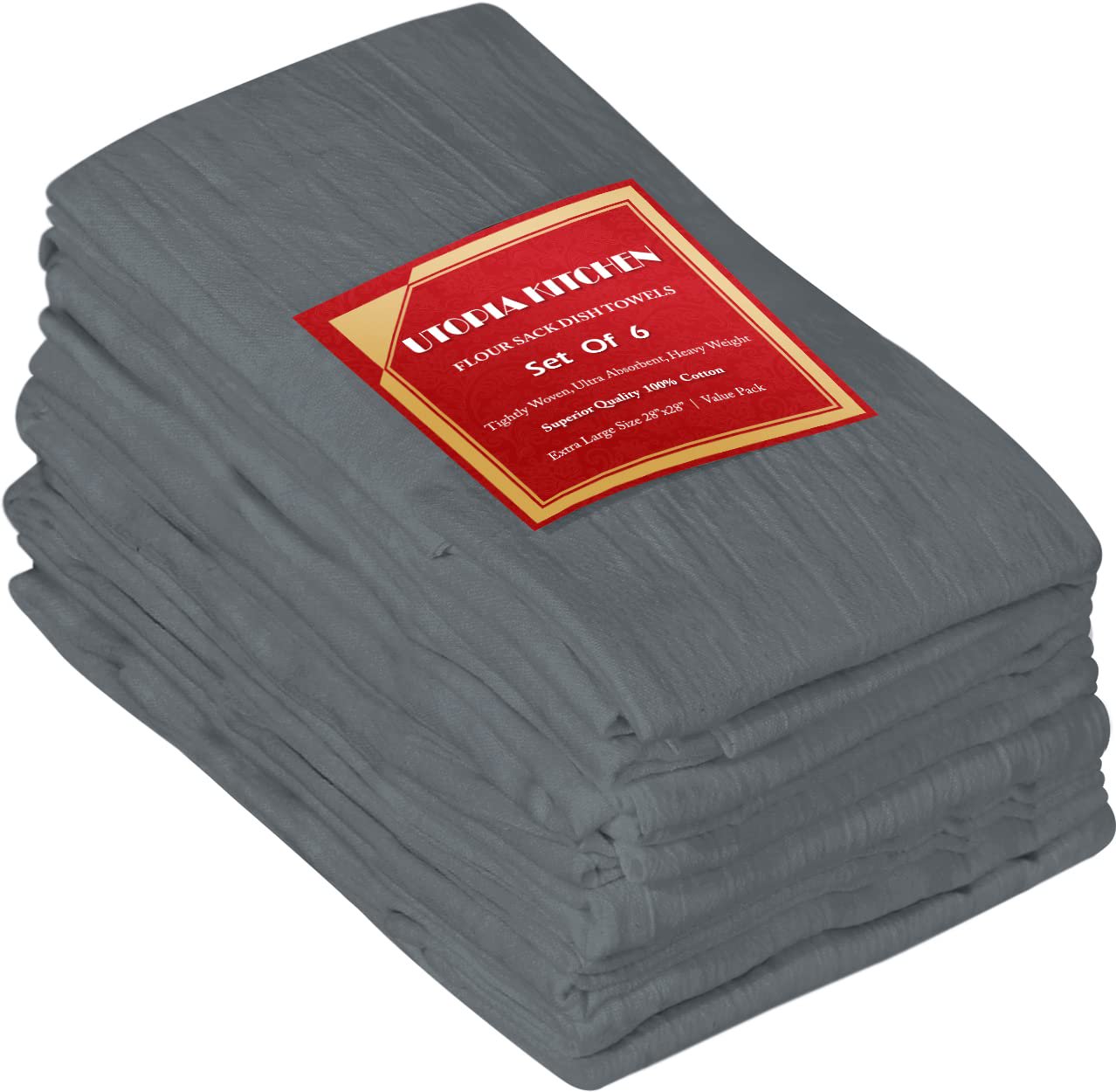 S 100% Cotton Tea Towels For Cleaning & Drying...