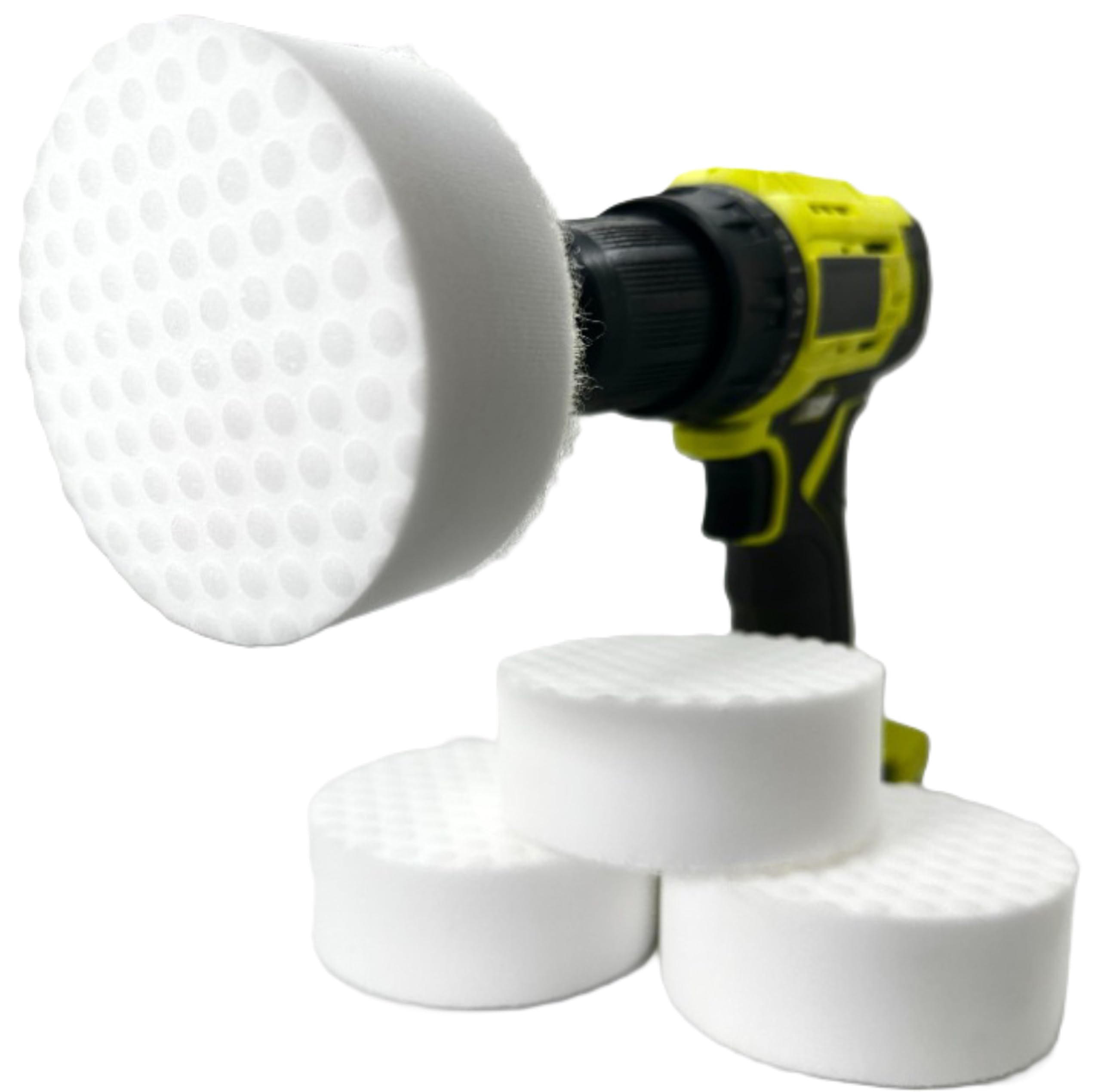 Drill Powered Magic Sponge Erasers | Ultra Durable Melamine Cleaning Eraser Pad