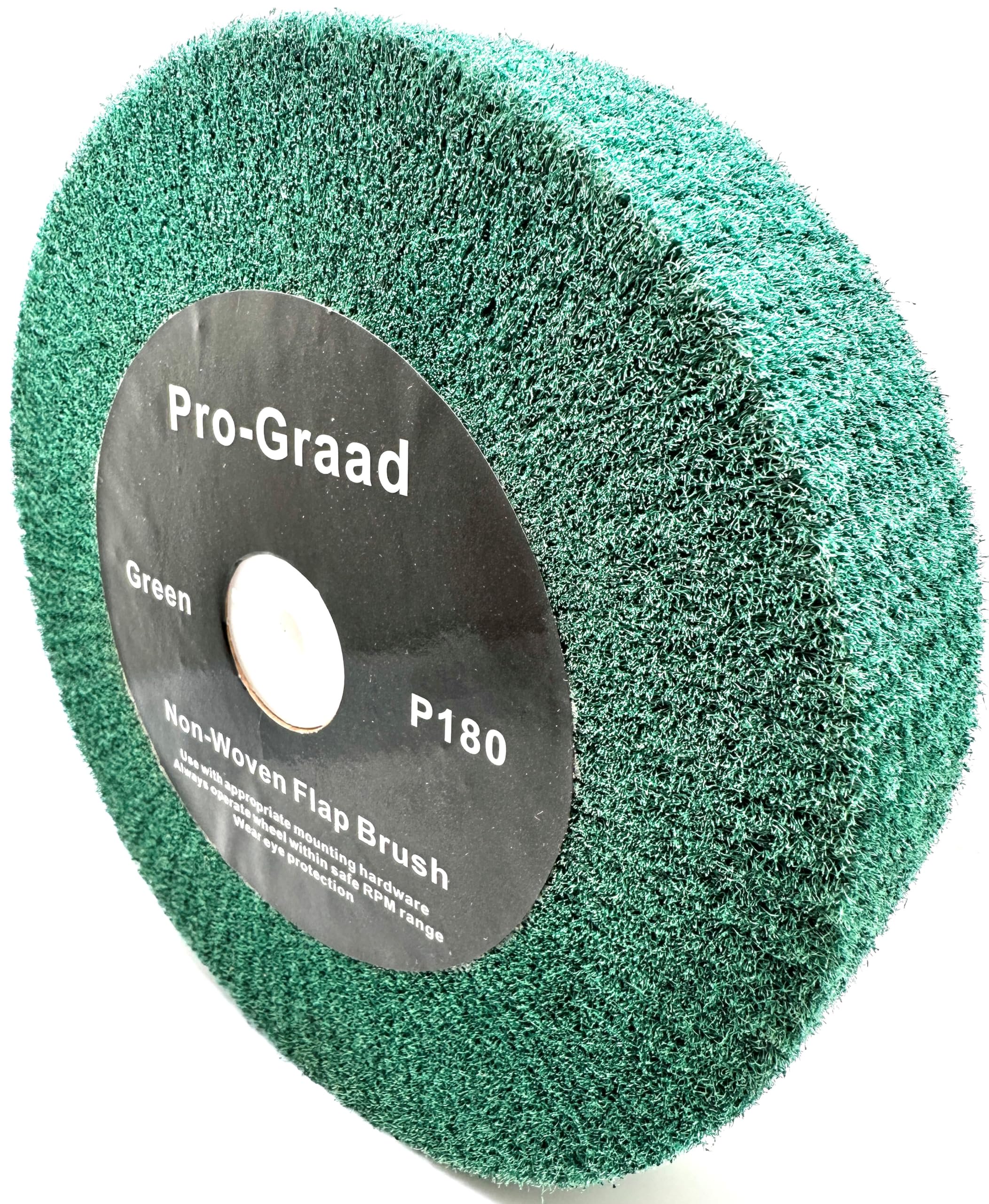 Pro-Graad Non-Woven Bench Grinder Polishing Burnishing Finishing Flap Brush Whe