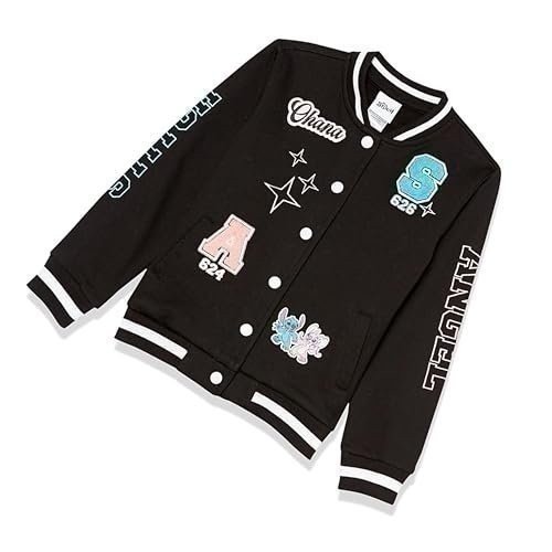 Disney Lilo,Stitch and Angel Varsity Bomber Jacket - Little and Big Girl... - Picture 23 of 25