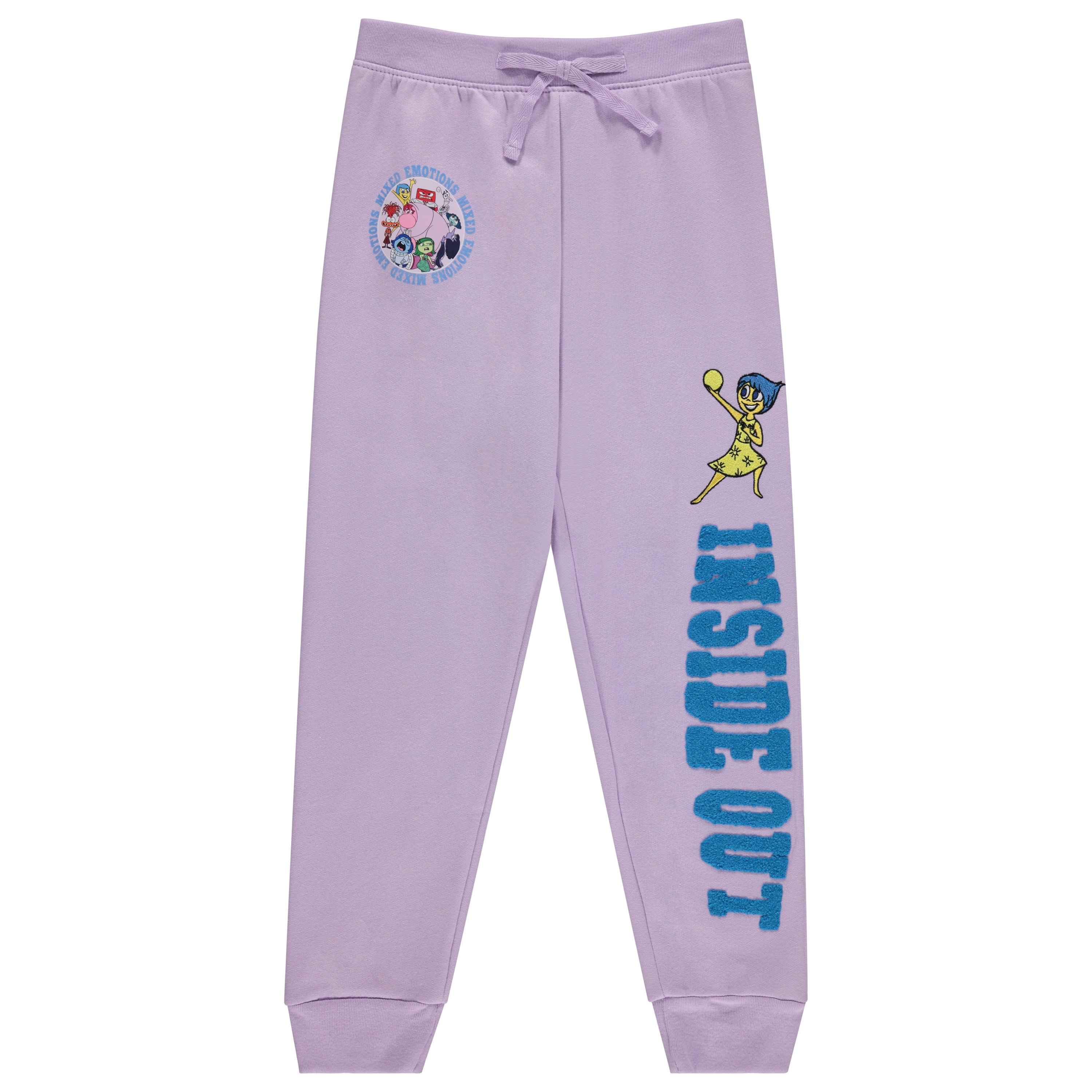 Disney Movie Inside Out Girls Jogger Sweatpants Emotions in Motion, Little... - Picture 15 of 15