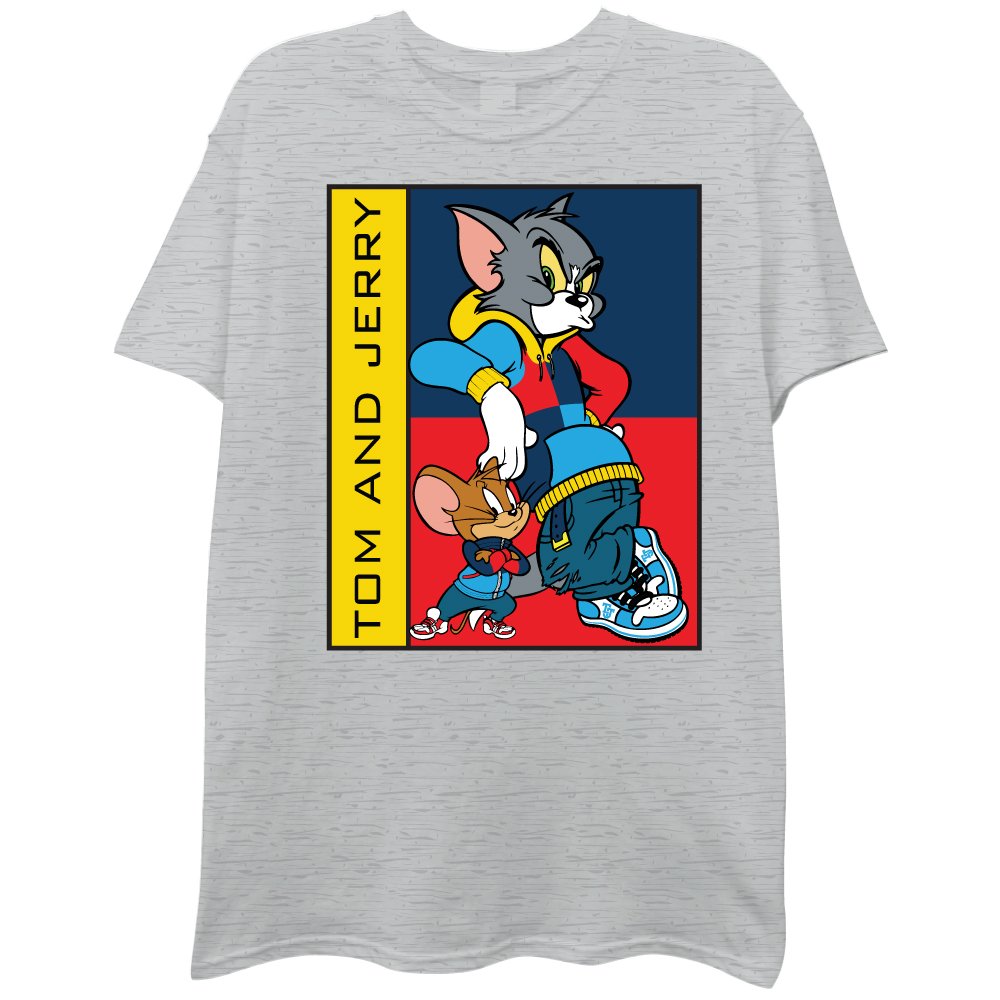 Tom & Jerry Mens' Throwback T-Shirt