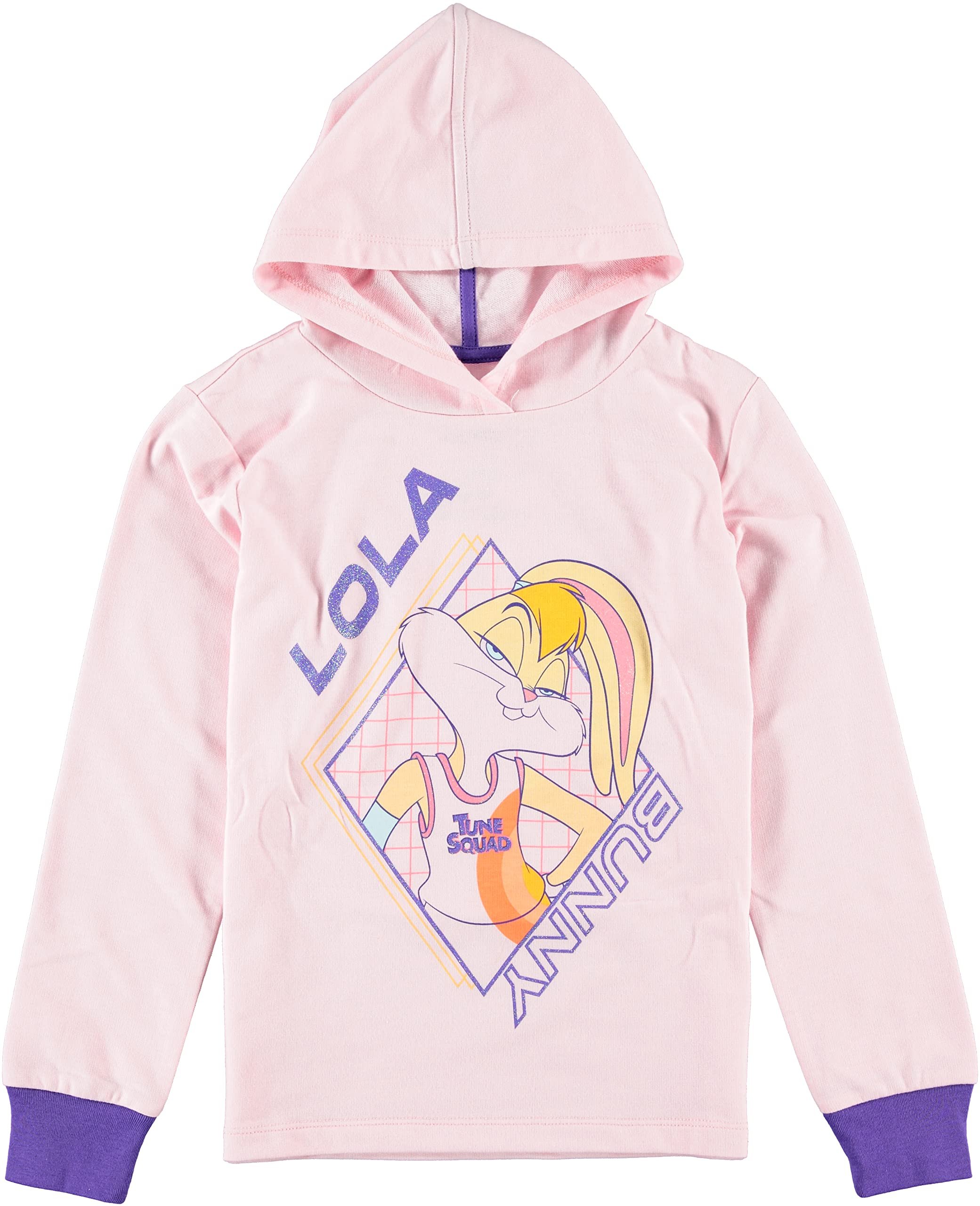 Looney Tunes Girls Lola Bunny Skimmer Hoodie - Little and Big Girls Sizes... - Picture 10 of 10