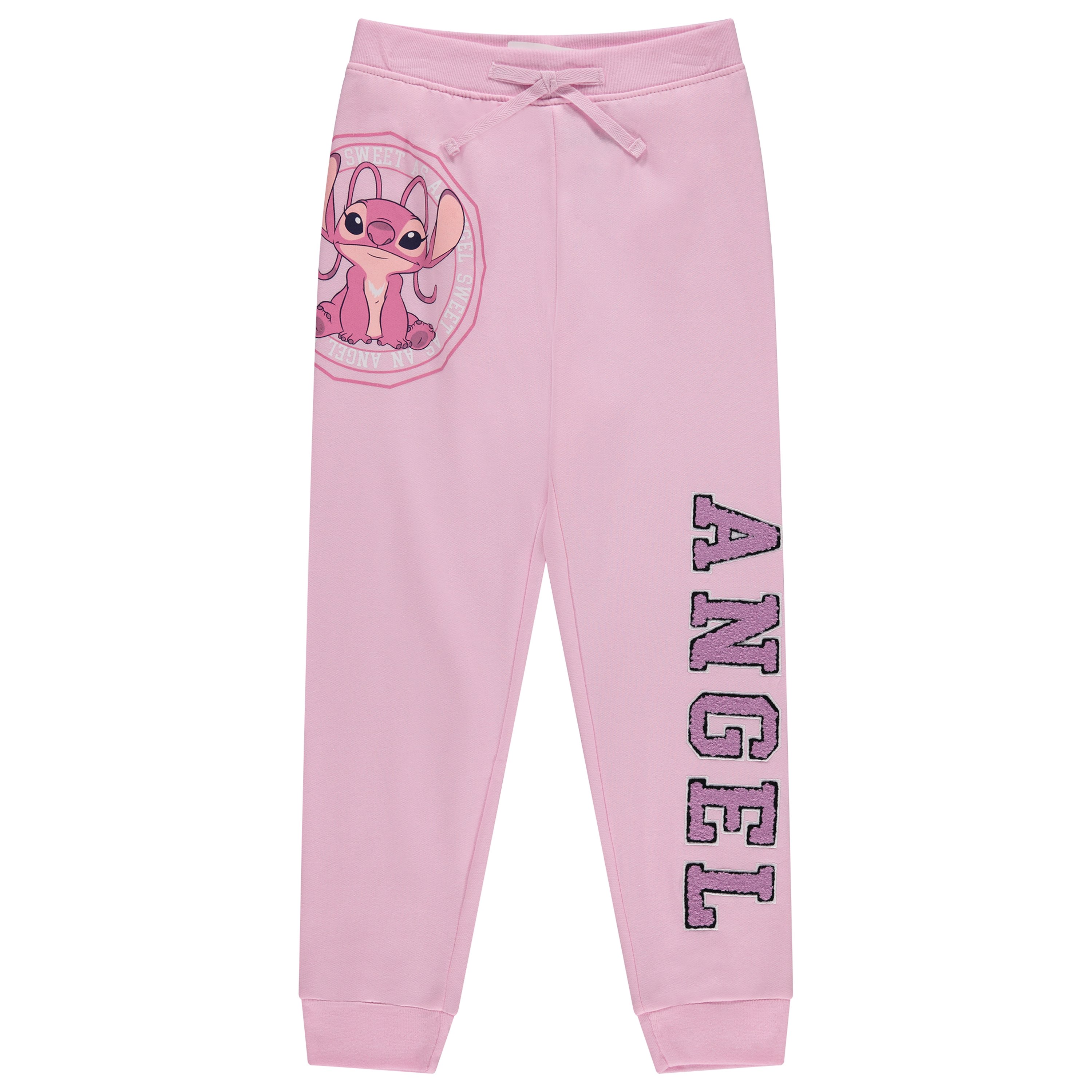 Disney Girls Lilo and Stitch Jogger Sweatpants with Minnie Mouse & Disney... - Picture 15 of 25