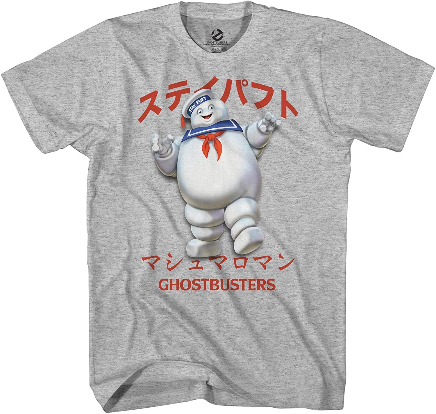 Ghostbusters Anime Mens Ghostbusters Short Sleeve T-Shirt - Sizes S-3XL