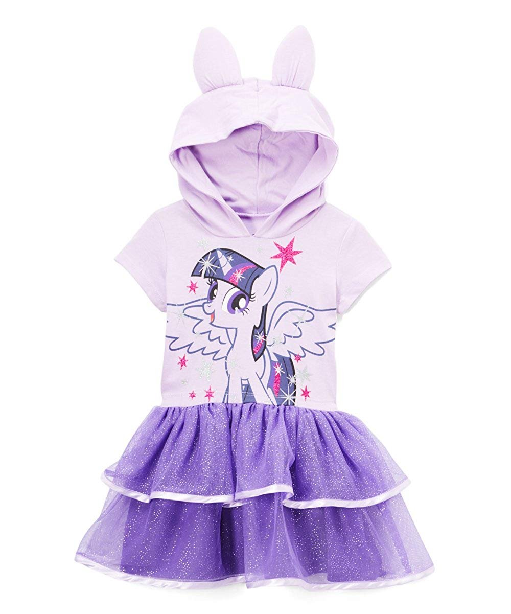thumbnail 10  - My Little Pony Toddler Girls&#039; Rainbow Dash Costume Ruffle Dress