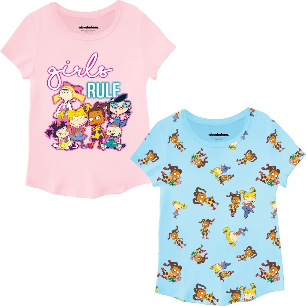 Disney Princess Girl's 4 Pack Short Sleeves Tee Shirt Set, Fashionable  Bundle for Kids, Size 2T Pink : : Clothing, Shoes & Accessories