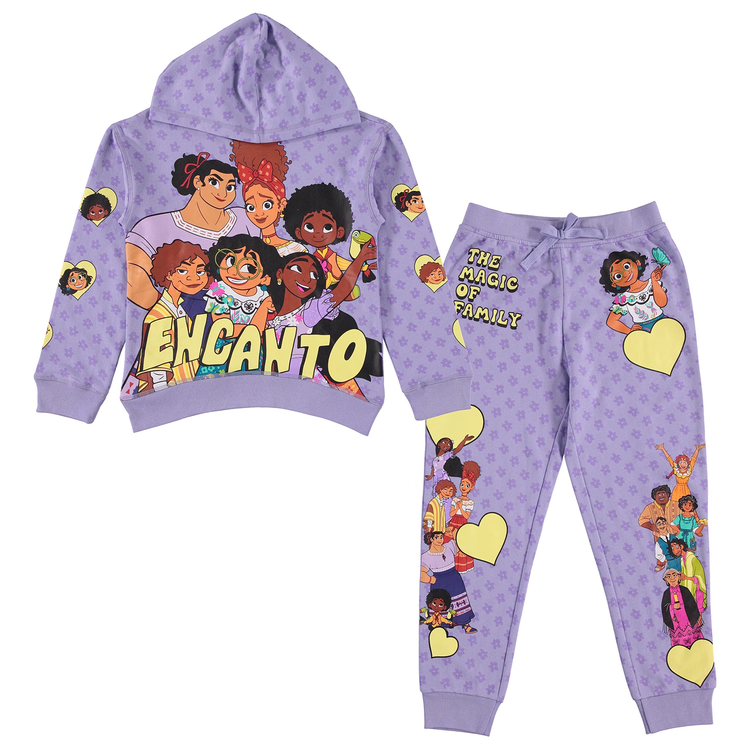 Disney Girls ENCANTO Hoodie and Jogger Clothing Set - Mirabel, Isabela and... - Picture 18 of 20