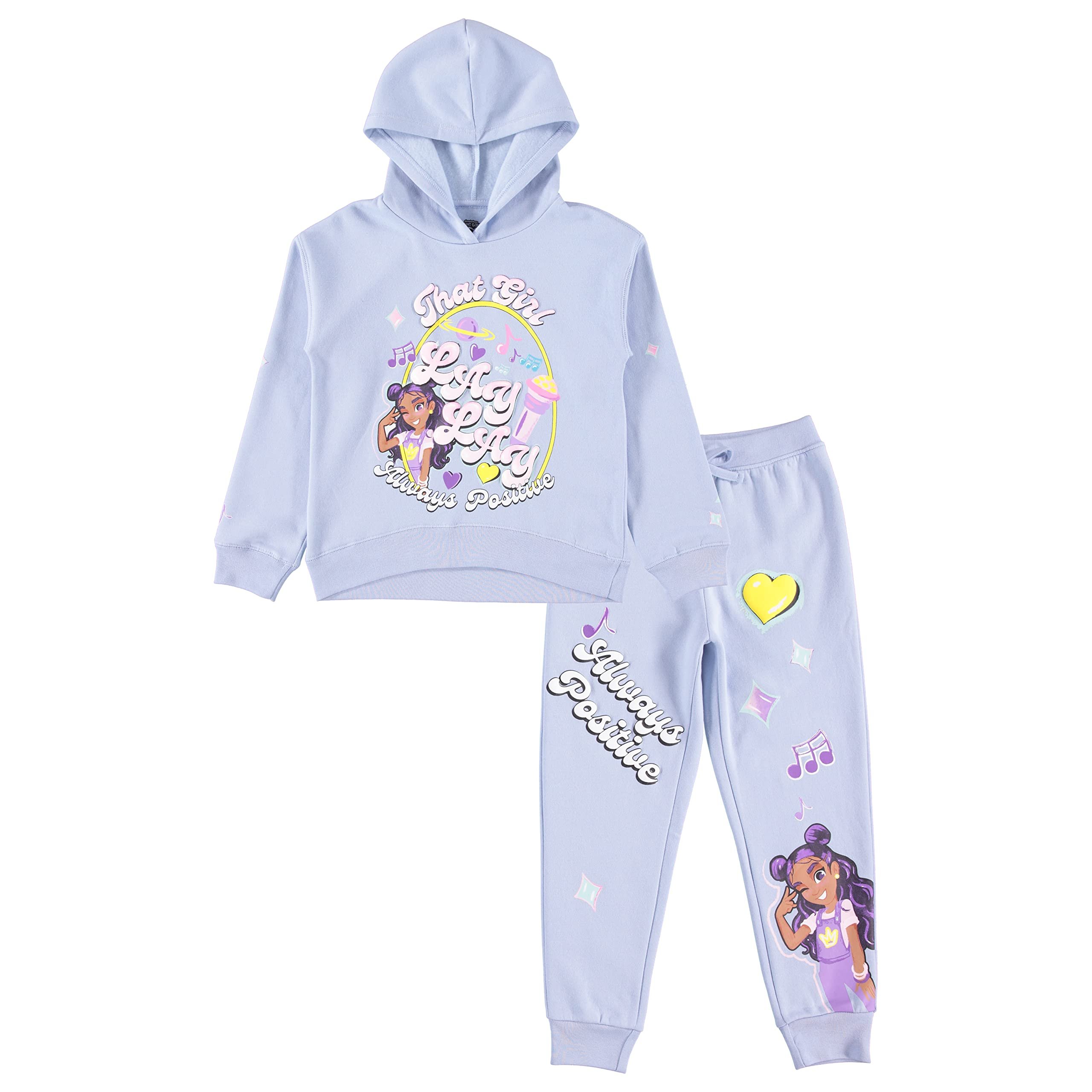 Nickelodeon Girls That Girl Lay Lay Pullover Hoodie and Jogger Sweatpants... - Picture 26 of 28