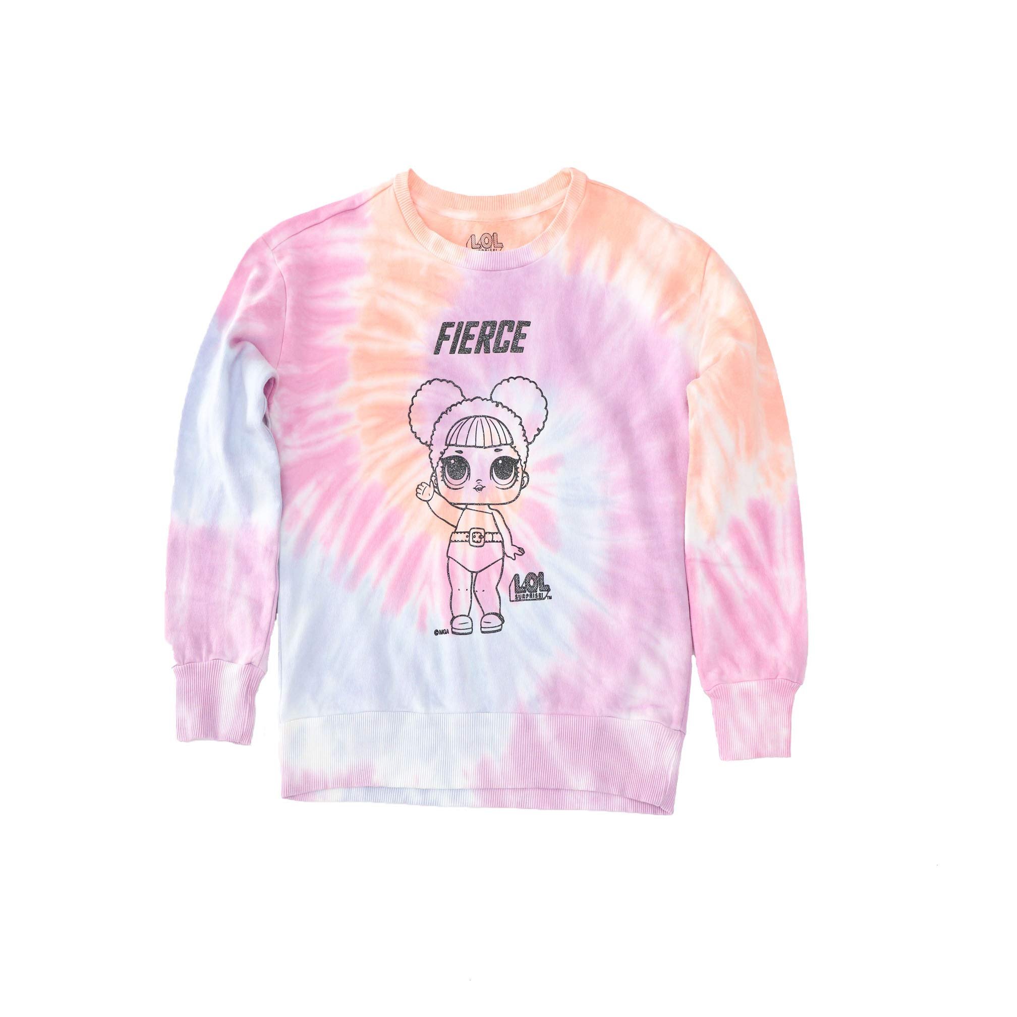 L.O.L. Surprise! Girls Sweatshirt -Jumbo Print and Embroidery Sweater- Sizes... - Picture 14 of 15
