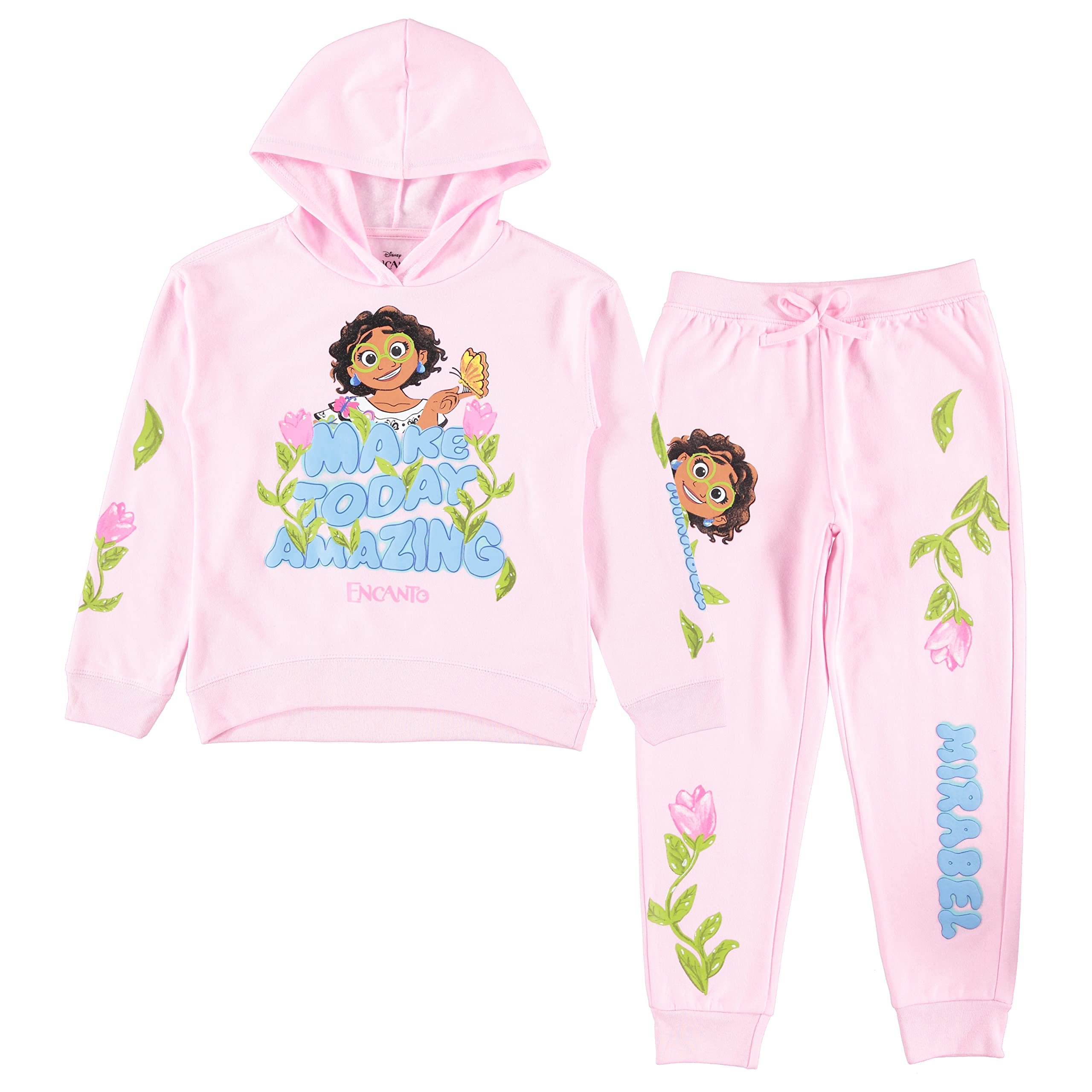 Disney Girls ENCANTO Hoodie and Jogger Clothing Set - Mirabel, Isabela and... - Picture 19 of 20