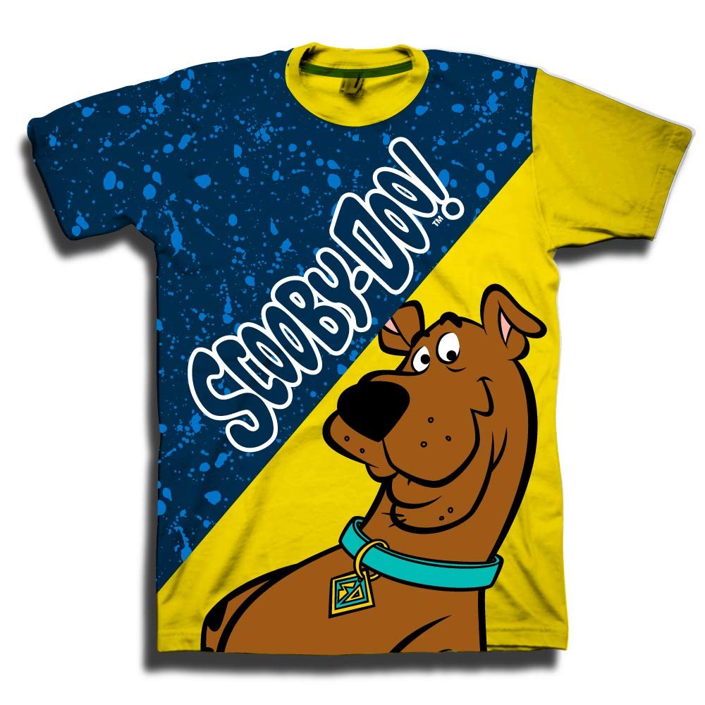 Scooby-Doo Boys T-Shirt - Graphic Design Split T-Shirt and All Over Print... - Picture 11 of 11