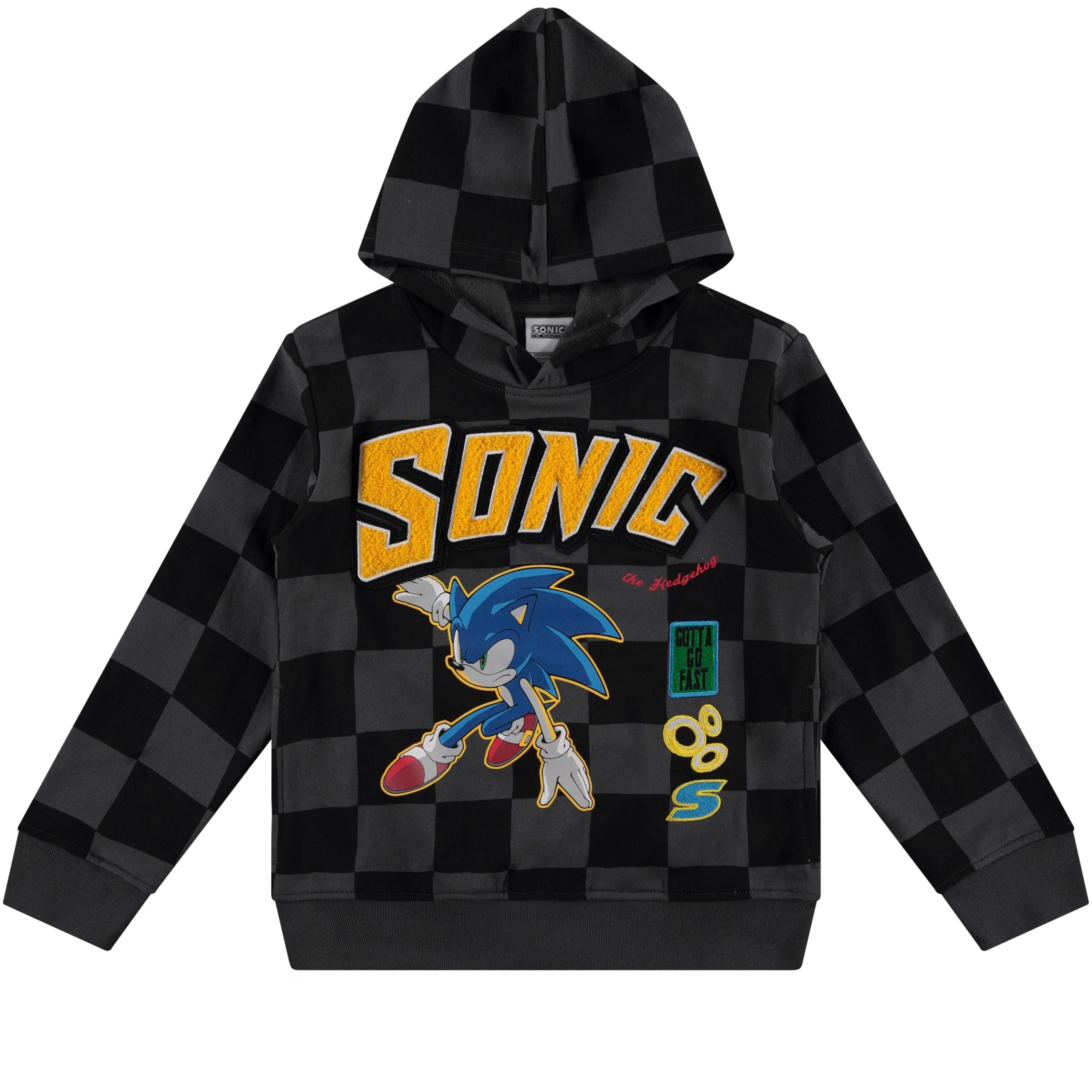 Boys Sonic The Hedgehog Pullover Hoodie- Sonic, Tails, Shadow and Knuckles... - 第 20/22 張圖片