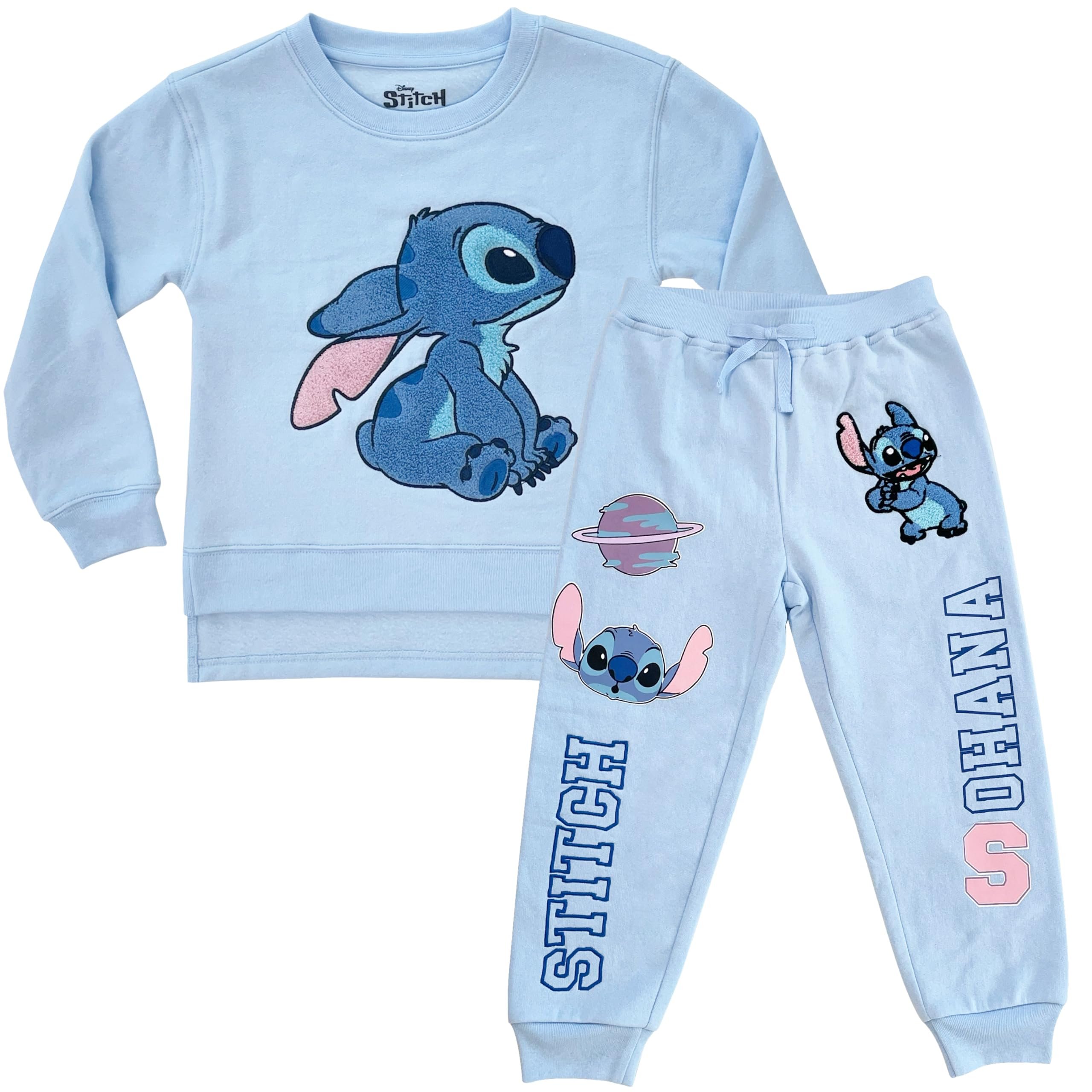 Disney Girls Lilo & Stitch Clothing Set - Stitch Sweatshirt Hoodie and Jogger - Picture 23 of 27
