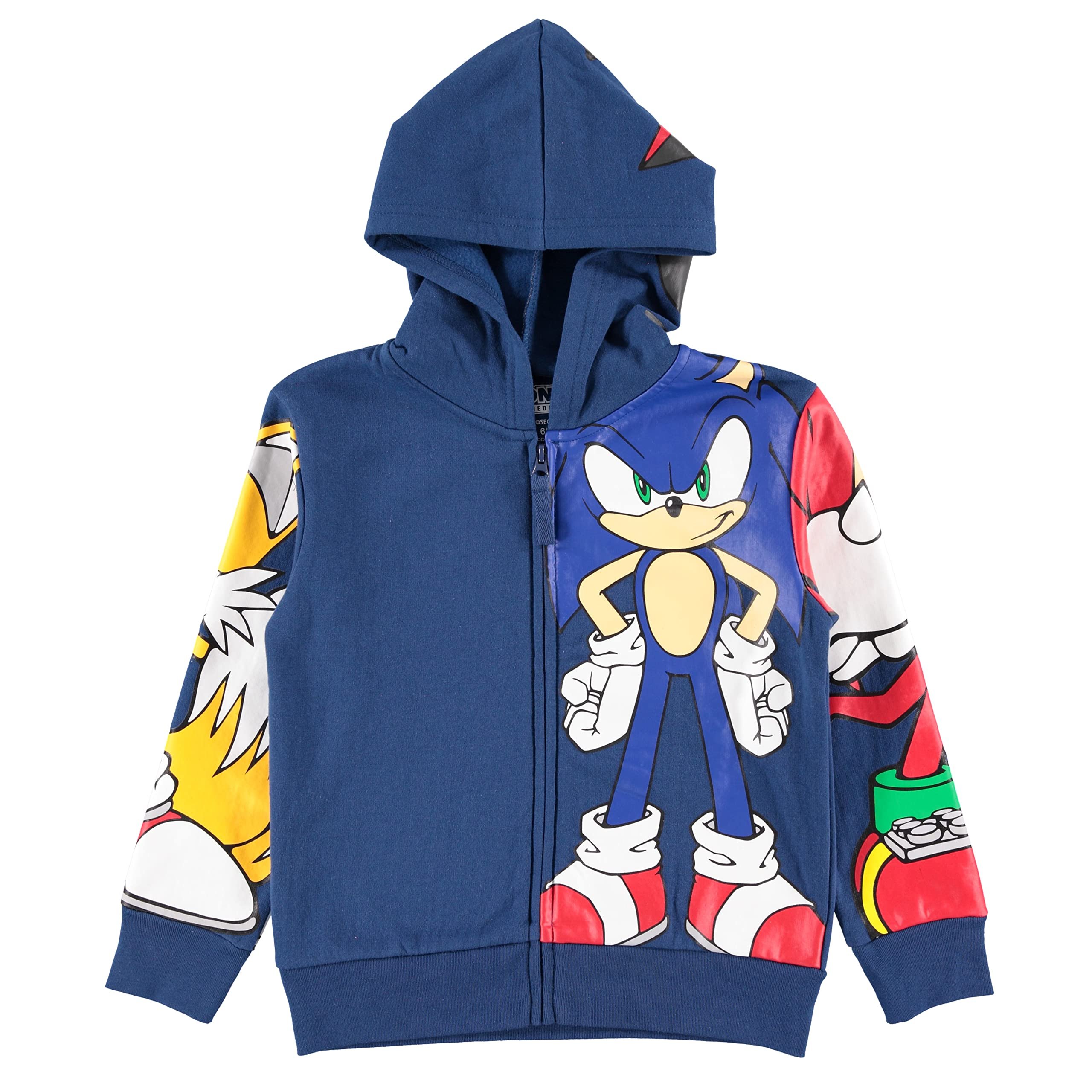 Sonic the hedgehog zip up hoodie on sale