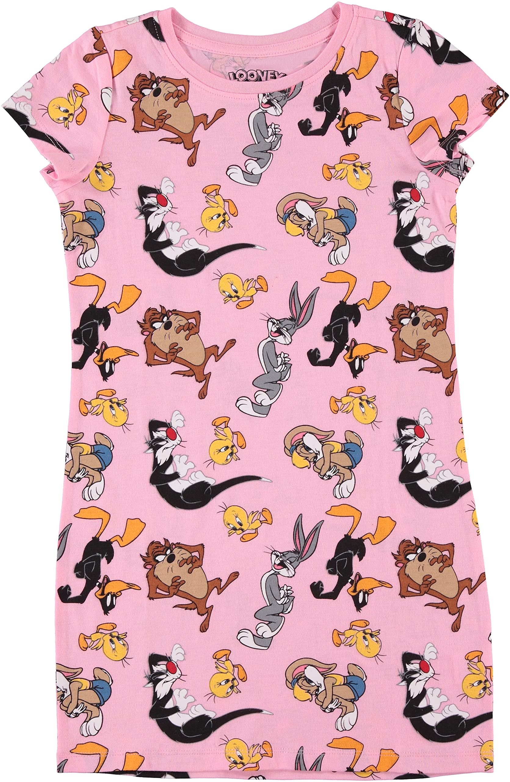 Girls Looney Tunes T-Shirt Dress - Picture 3 of 7