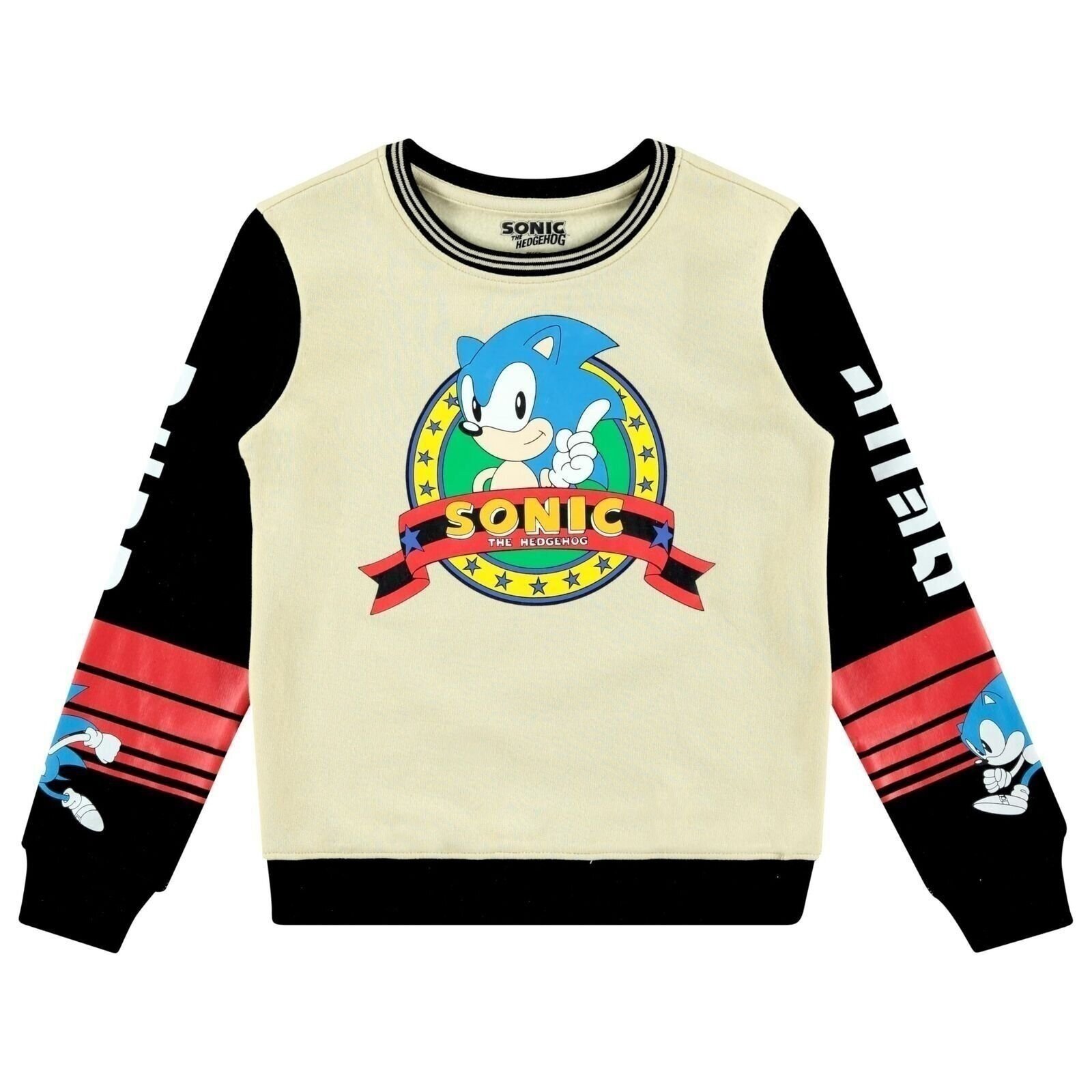 Boys Sonic The Hedgehog Sweatshirt and Shorts Clothing Set- Little and Big... - Picture 3 of 9