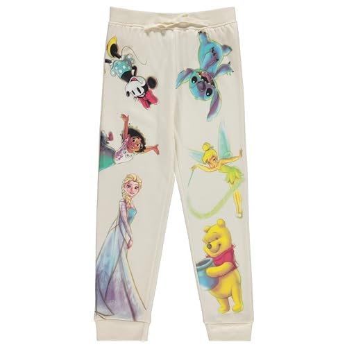 Disney Girls Lilo and Stitch Jogger Sweatpants with Minnie Mouse & Disney... - Picture 16 of 25