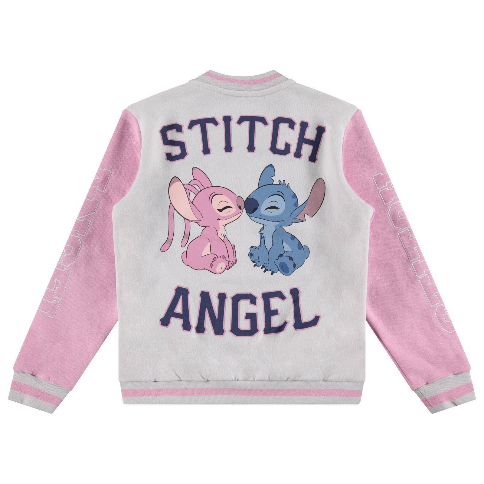 Disney Lilo,Stitch and Angel Varsity Bomber Jacket - Little and Big Girl... - Picture 6 of 25