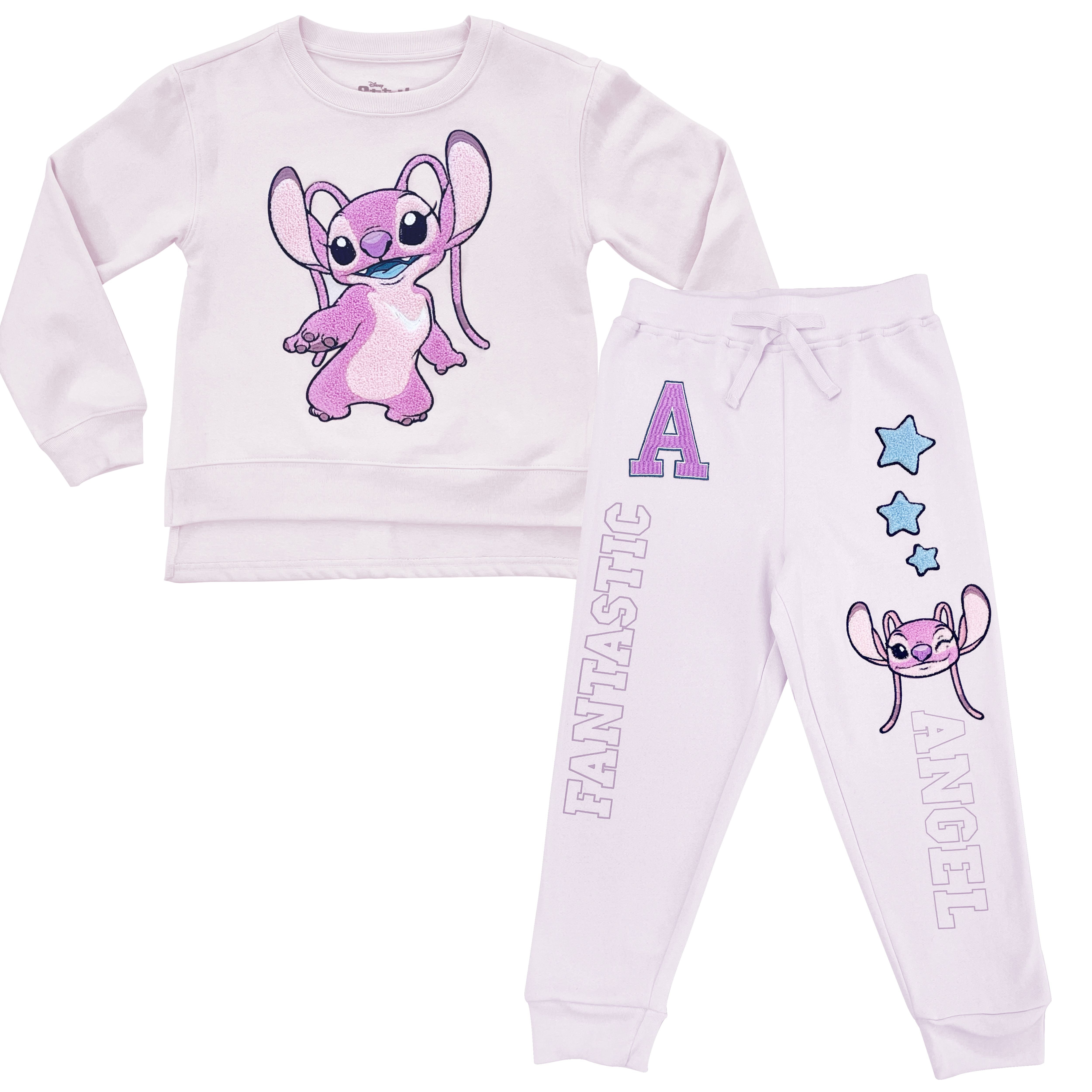 Disney Girls Lilo & Stitch Clothing Set - Stitch Sweatshirt Hoodie and Jogger - Picture 24 of 27