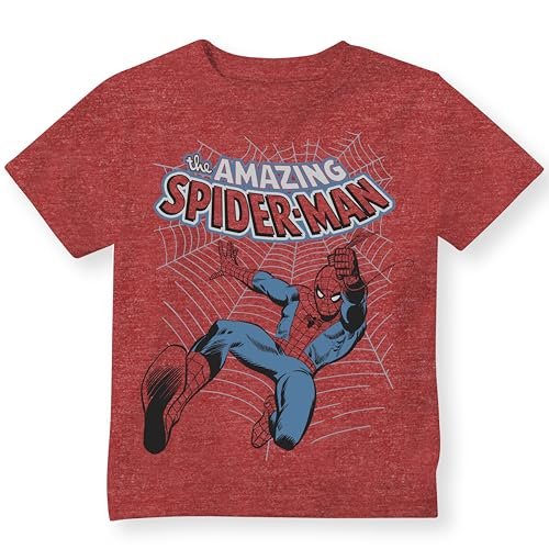 Marvel Boys Spider-Man Short Sleeve T-Shirt - Toddler to Big Boys Sizes 2T-2XL - Picture 18 of 22