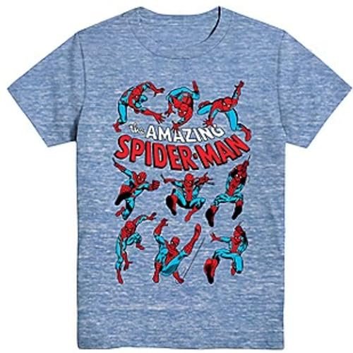 Marvel Boys Spider-Man Short Sleeve T-Shirt - Toddler to Big Boys Sizes 2T-2XL - Picture 21 of 22