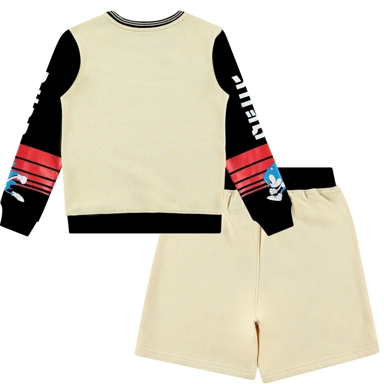Boys Sonic The Hedgehog Sweatshirt and Shorts Clothing Set- Little and Big... - Picture 2 of 9