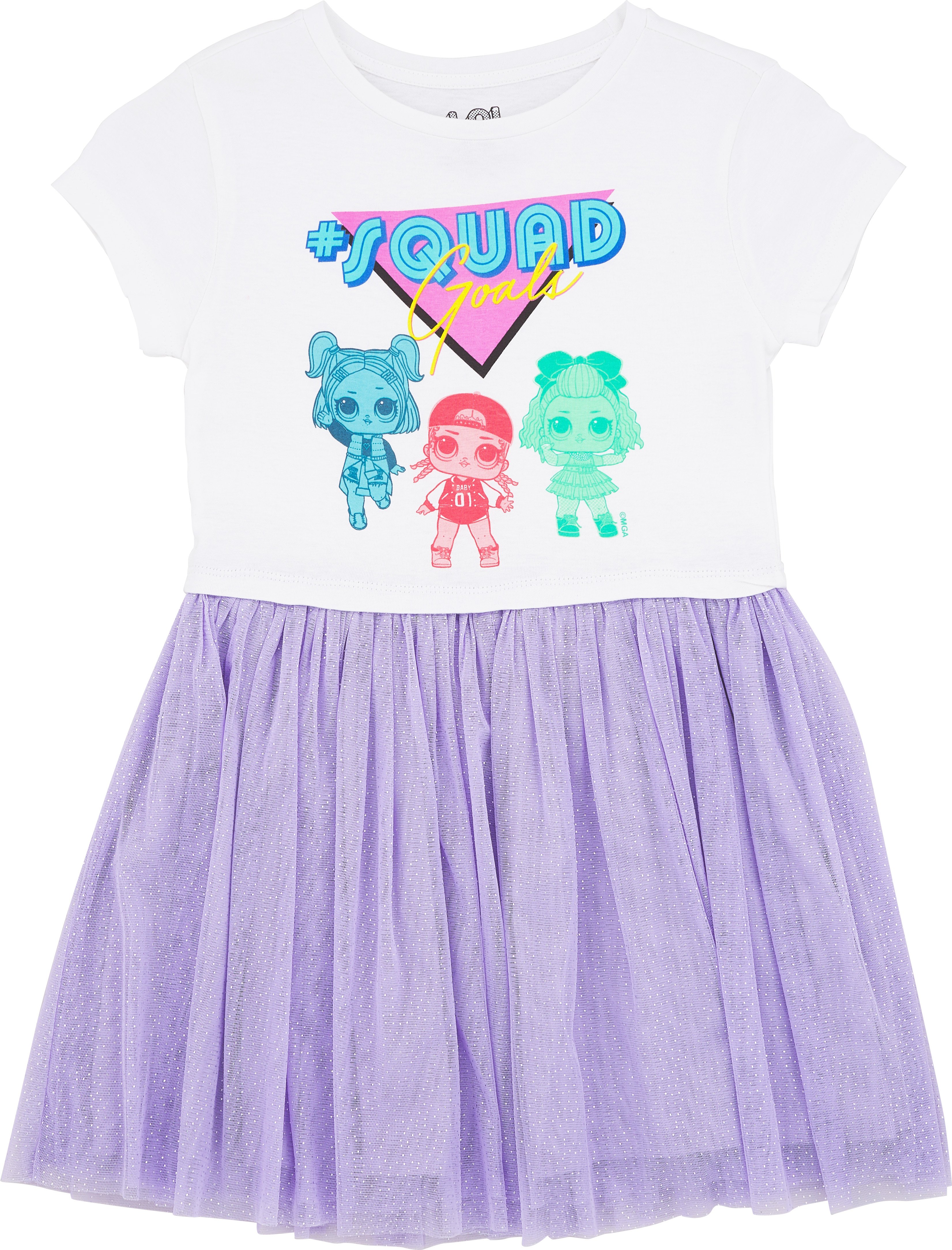 L.O.L. Surprise! Girls' Tutu Dress with Tulle Skirt - Picture 9 of 15