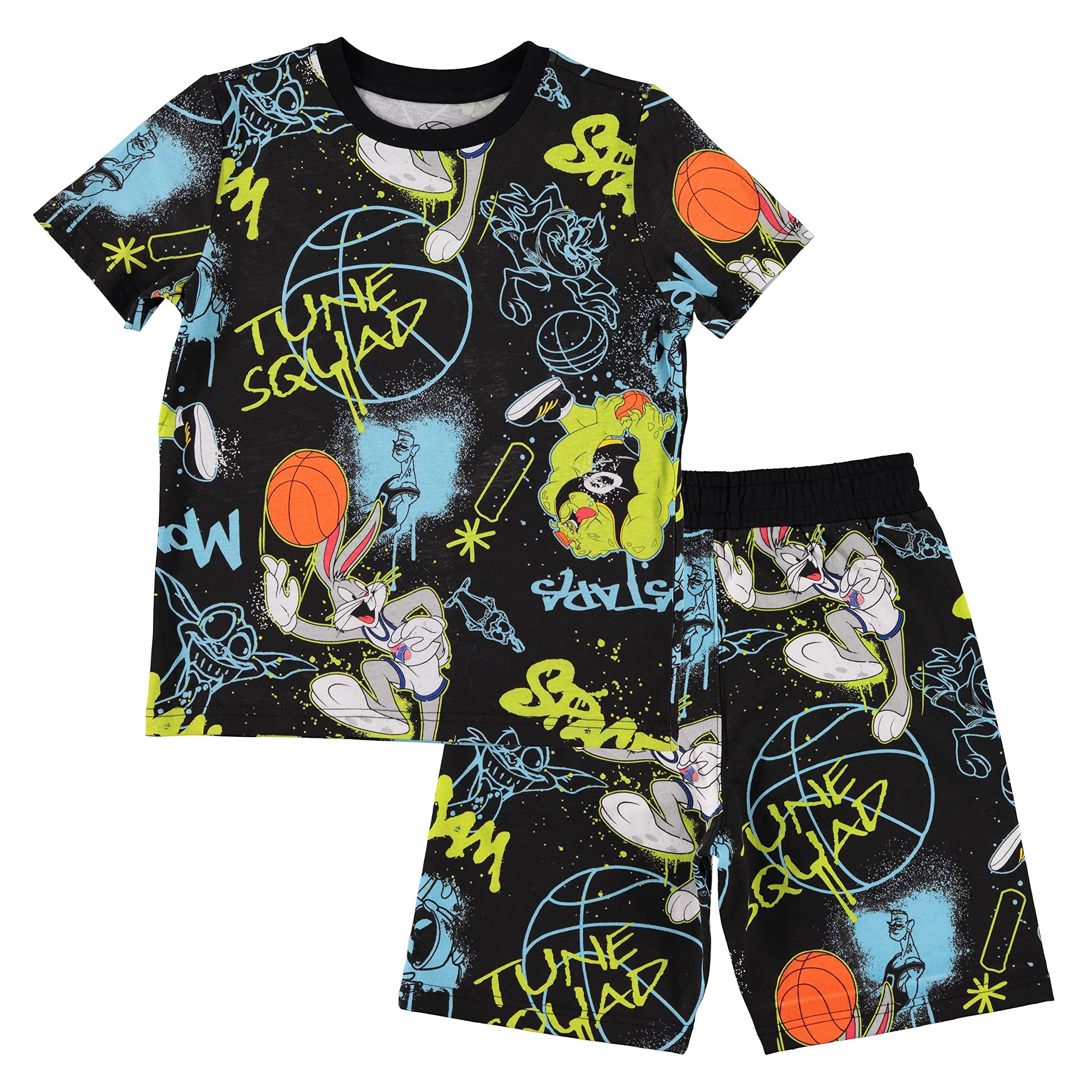 Boy's Space Jam Shorts and T-Shirt Set - Space Jam Boys Basketball Clothing set - Picture 16 of 18