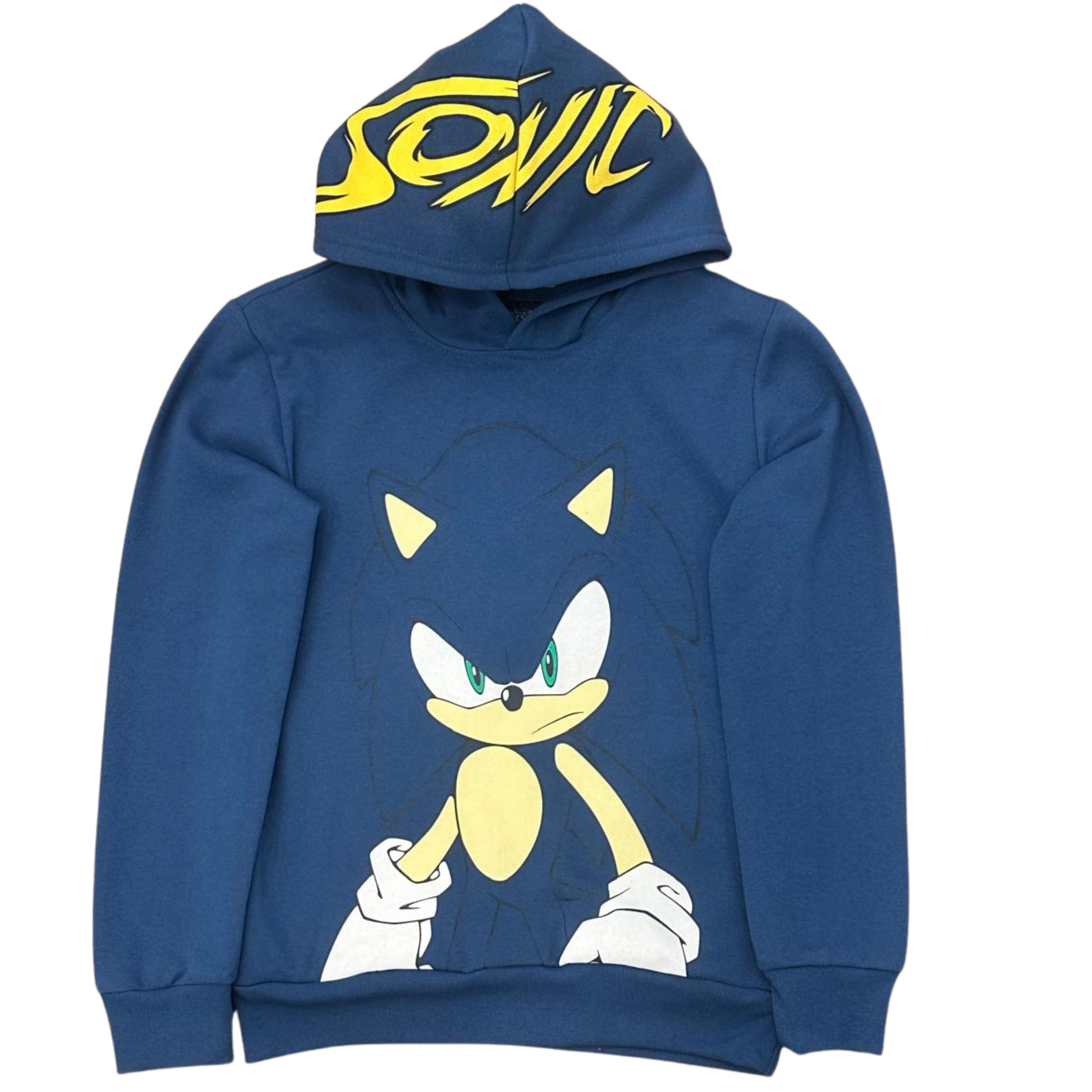 Boys Sonic The Hedgehog Pullover Hoodie- Sonic, Tails, Shadow and Knuckles... - Picture 26 of 28