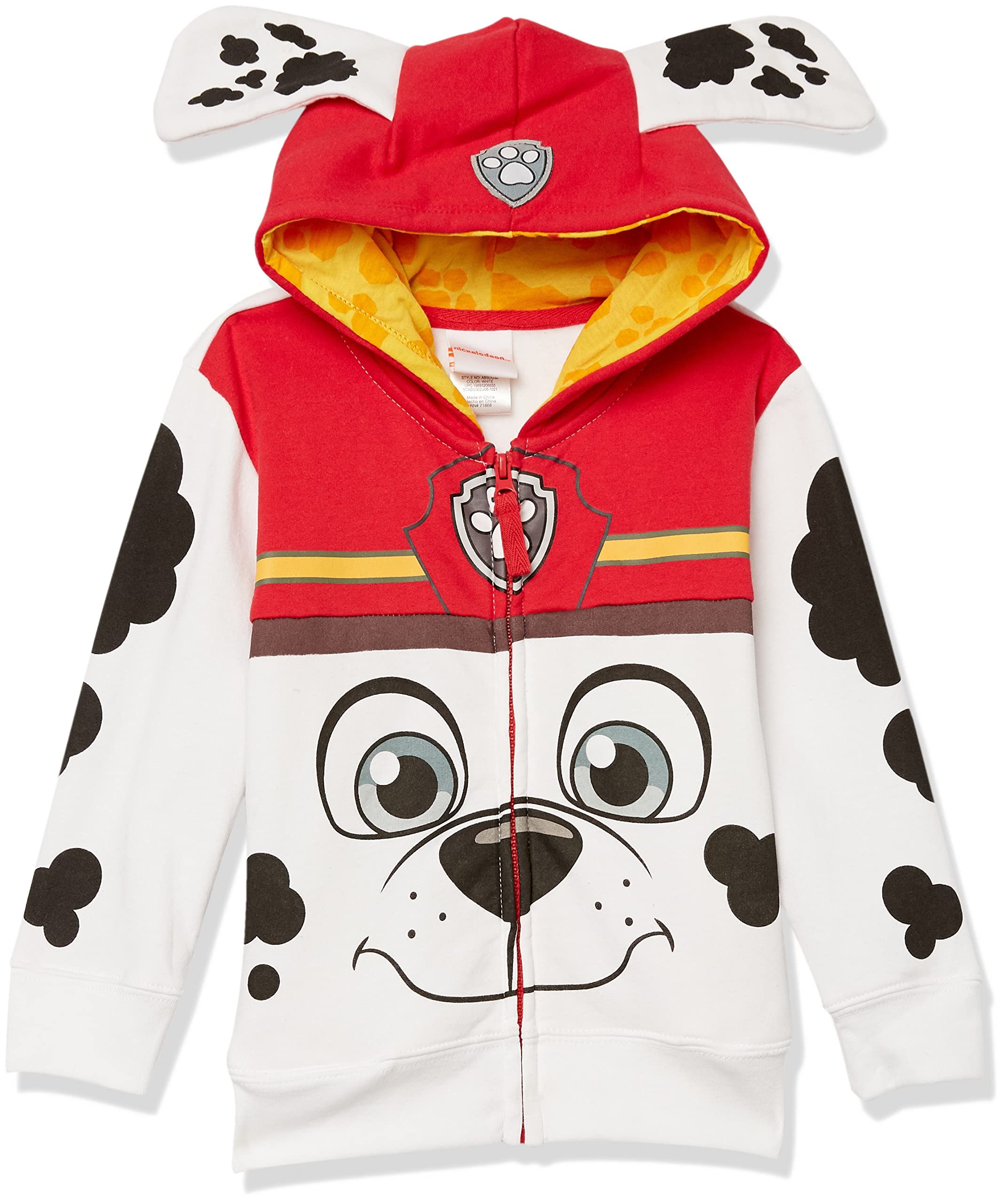 Paw Patrol Boys' Toddler Character Costume Hoodie - Picture 5 of 6