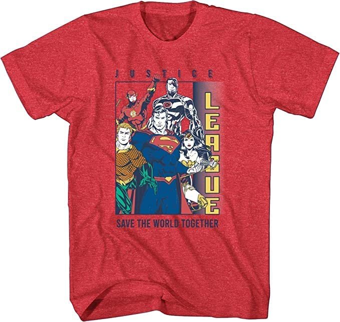  DC Comics Justice League Boys' 4 Pack T-Shirts for Toddler and  Little Kids– Blue/Red/Green/Gray: Clothing, Shoes & Jewelry