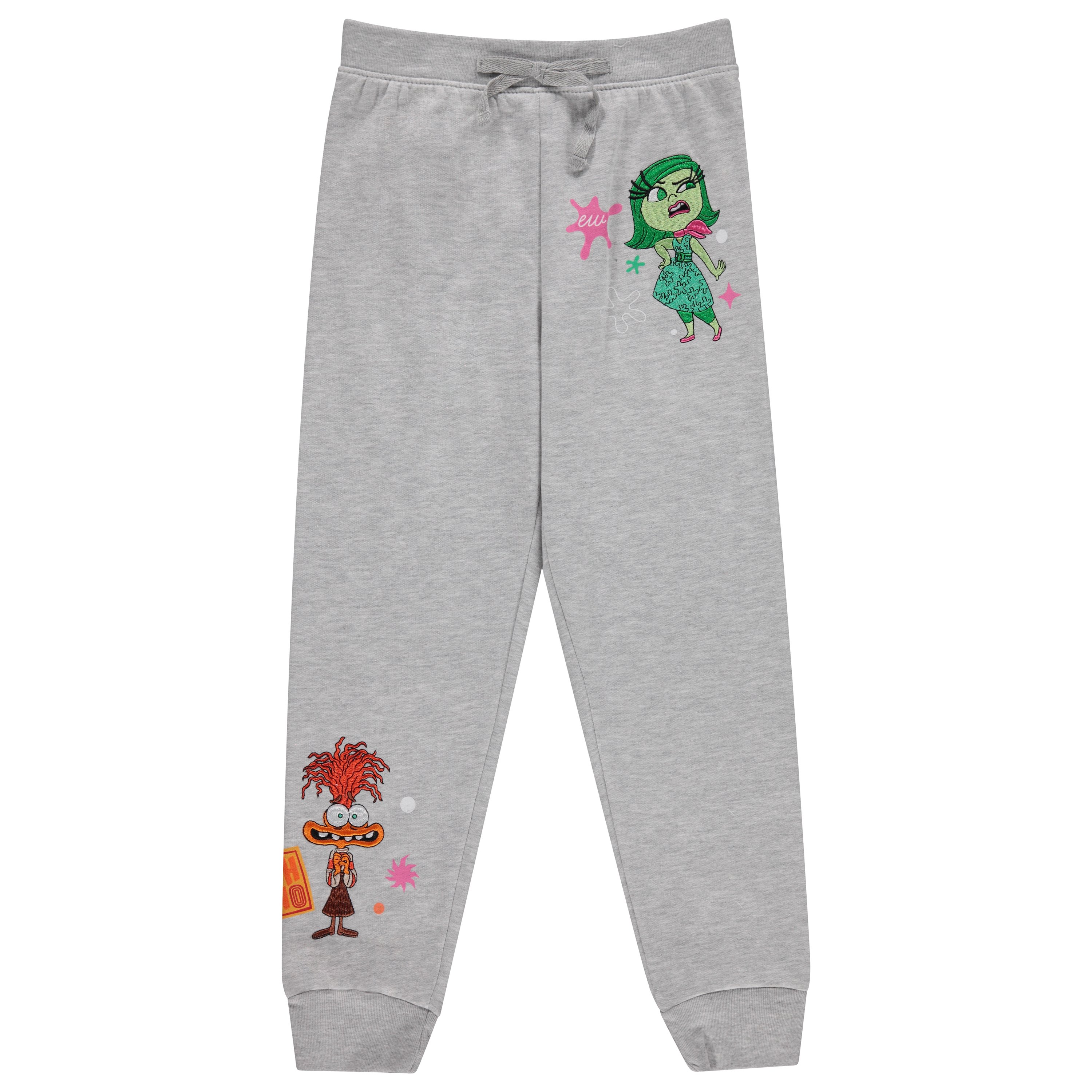 Disney Movie Inside Out Girls Jogger Sweatpants Emotions in Motion, Little... - Picture 14 of 15