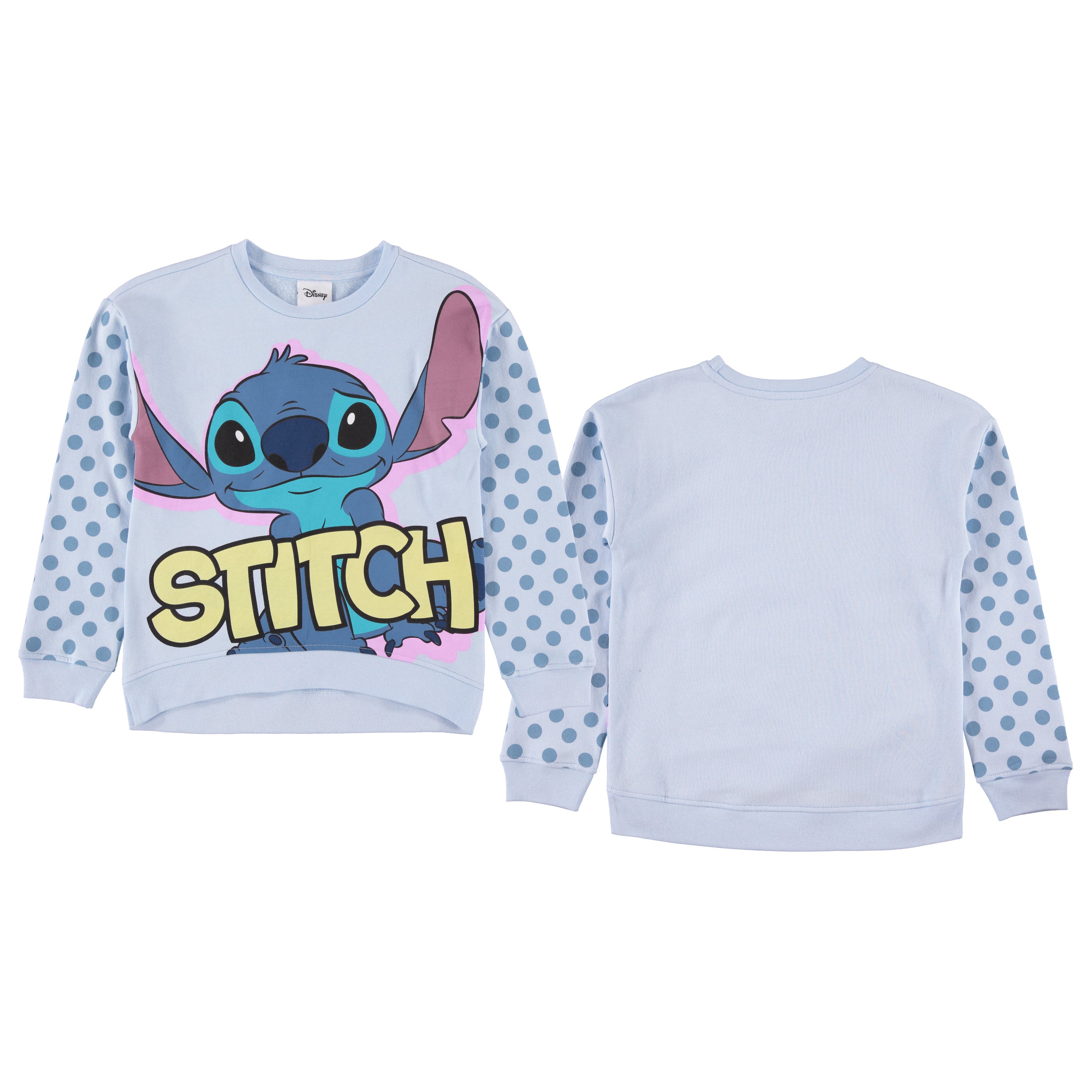 Sweat en molleton print Stitch Disney pour fille