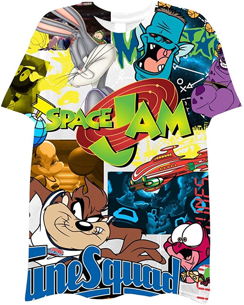 Men's Space Jam A New Legacy Short Sleeve T-Shirt- Looney Tunes Tune Squad...