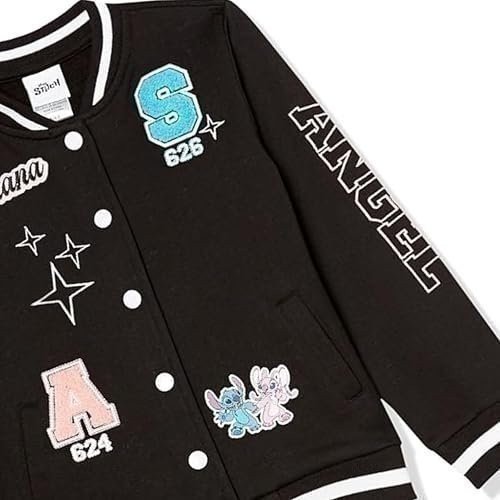 Disney Lilo,Stitch and Angel Varsity Bomber Jacket - Little and Big Girl... - Picture 20 of 25