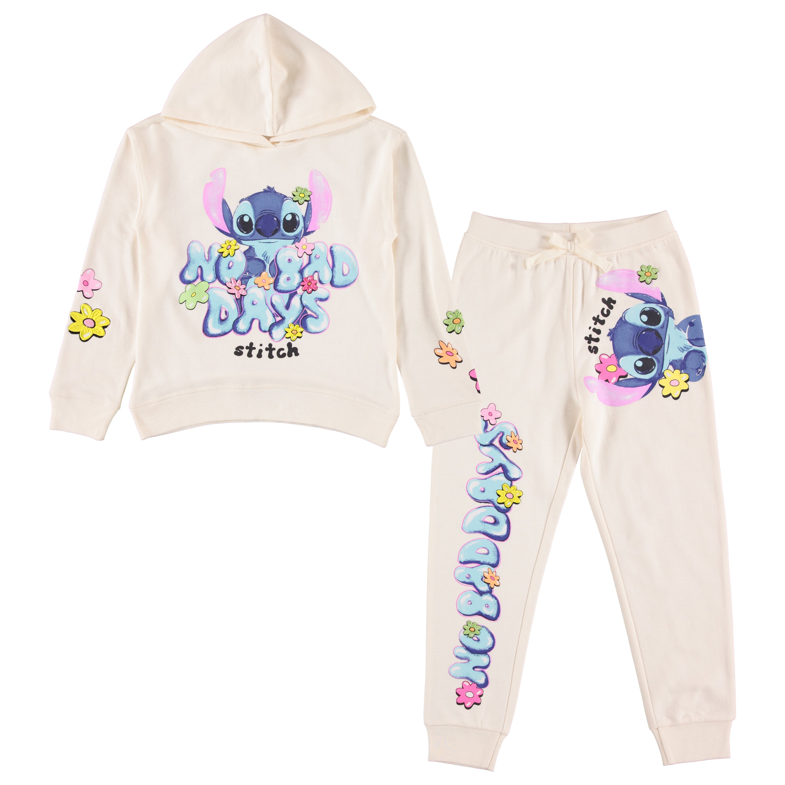 Disney - Ensemble ​​Sweat pantalon fille Imprimé Lilo Et Stitch - Rose  fushia - Kiabi - 22.43€