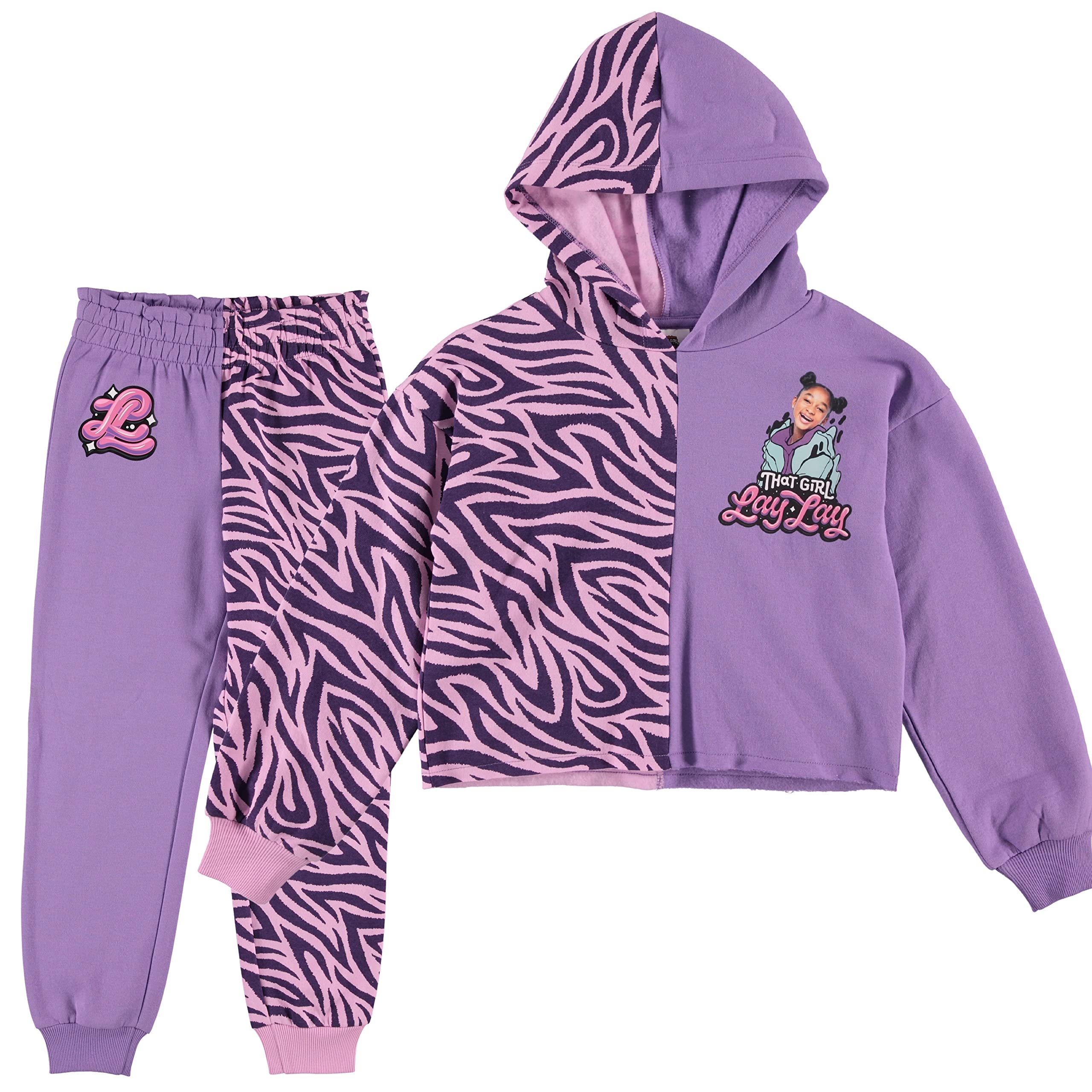 Nickelodeon Girls That Girl Lay Lay Pullover Hoodie and Jogger Sweatpants... - Picture 25 of 28
