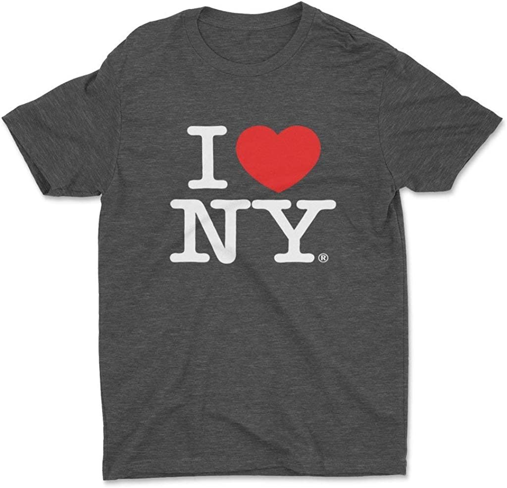 Men's I Love NY Officially Licensed Adult Unisex Tees (White)