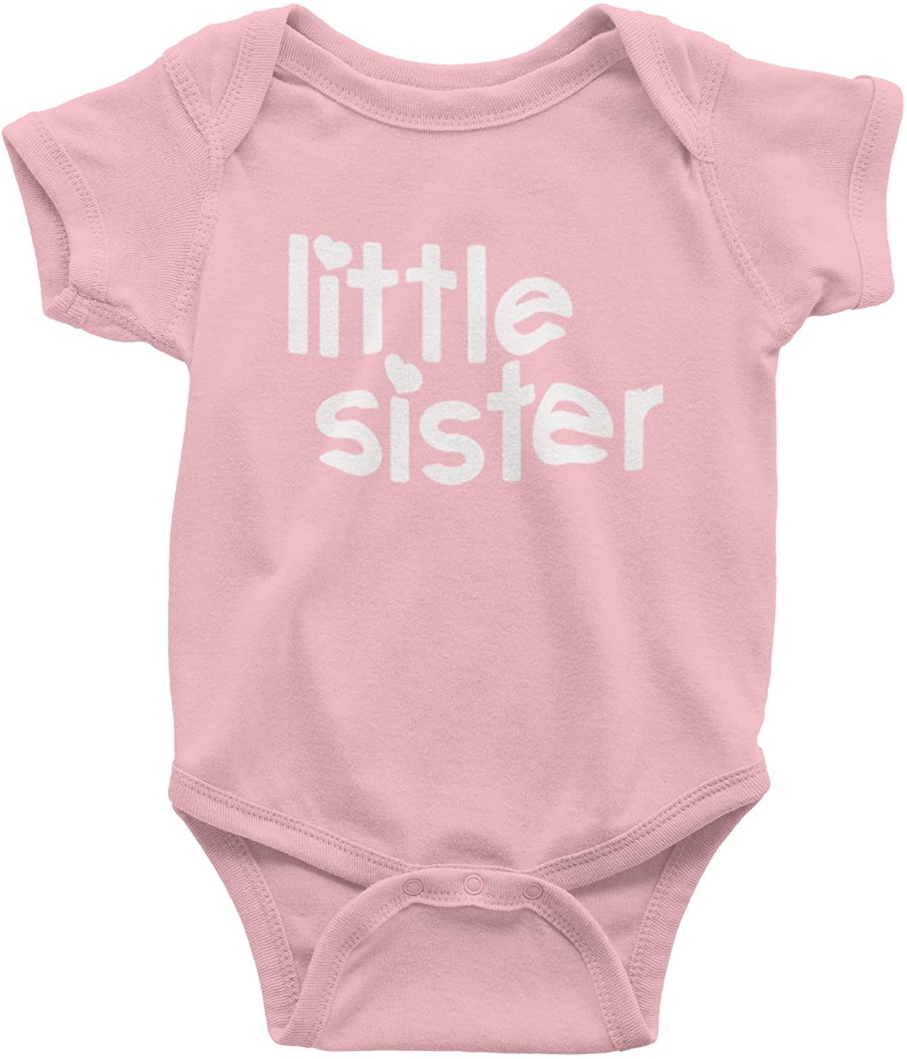 Big Sister Little Brother T-Shirt Kids & Toddler Newborn Baby Bodysuits
