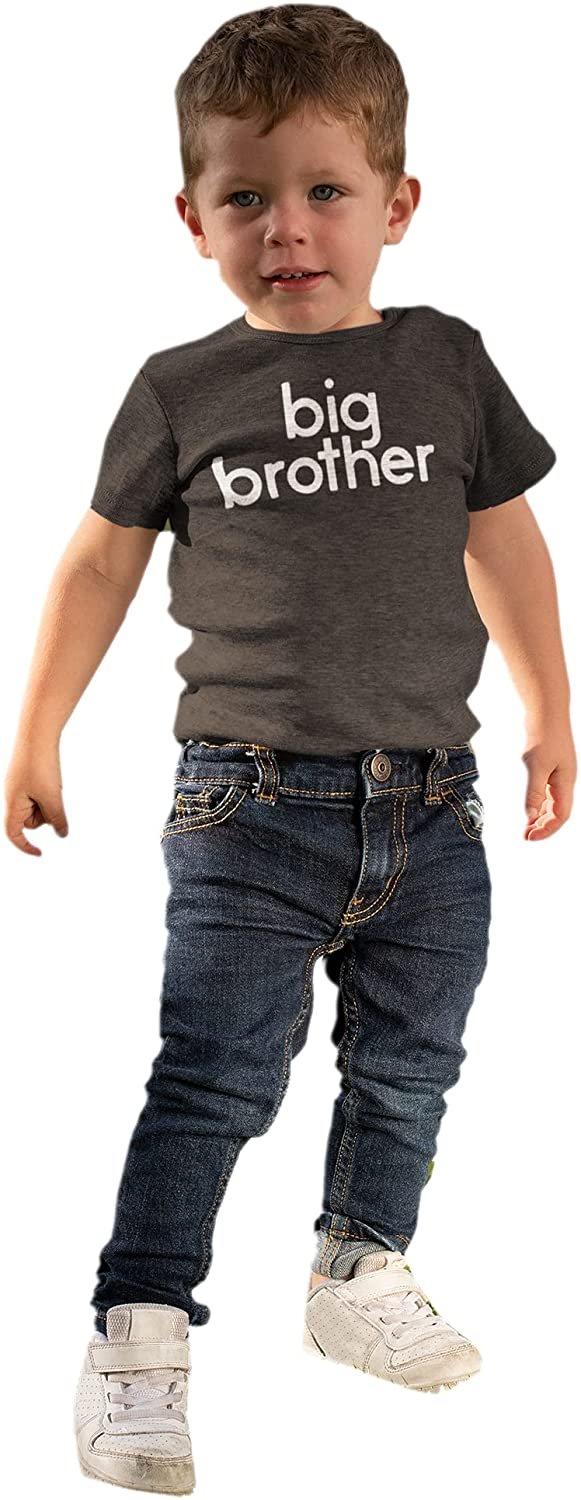 Big Sister Little Brother T-Shirt Kids & Toddler Newborn Baby Bodysuits