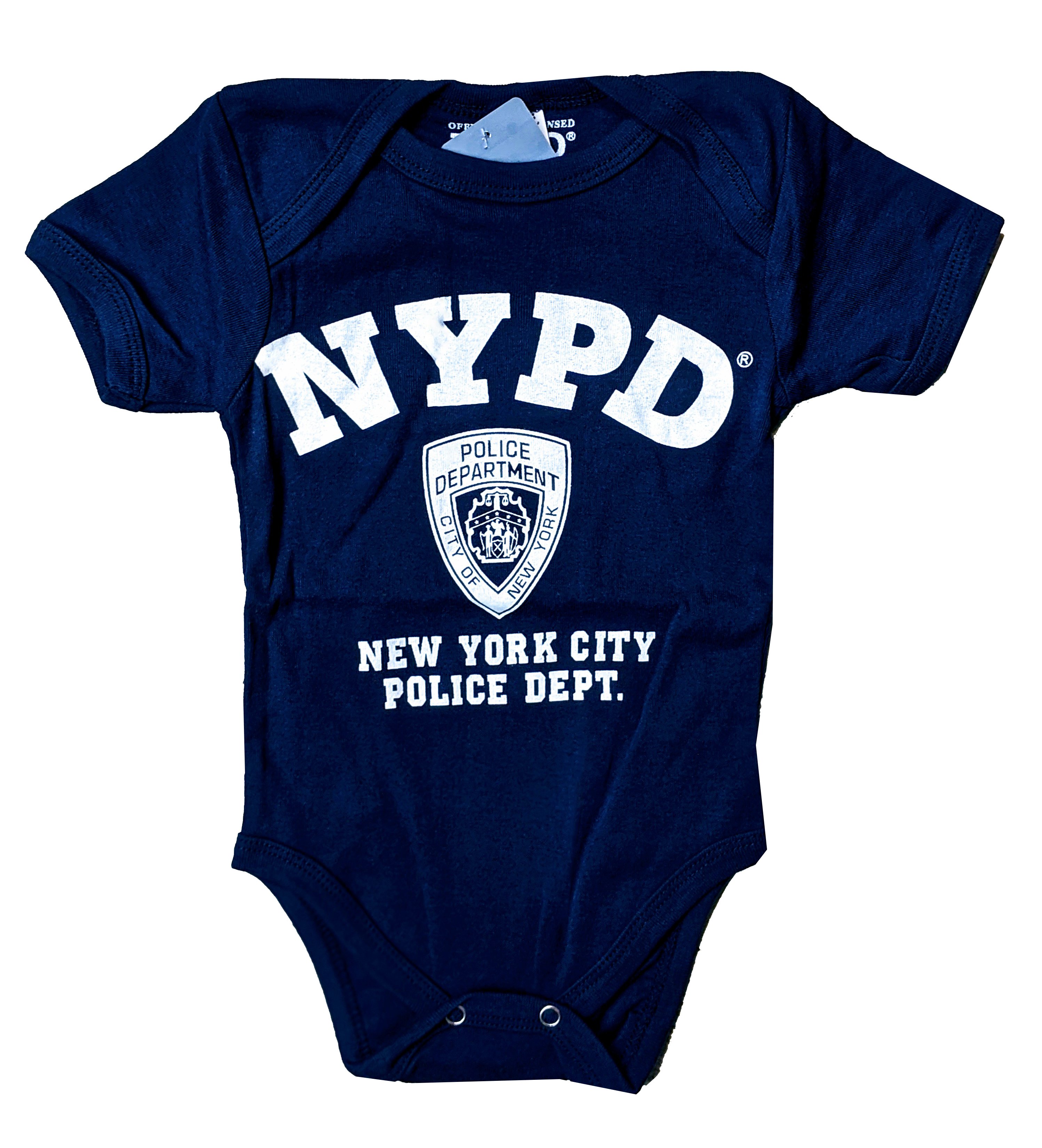 NYPD Baby Infant Bodysuit Officially Licensed Product (Navy Blue )