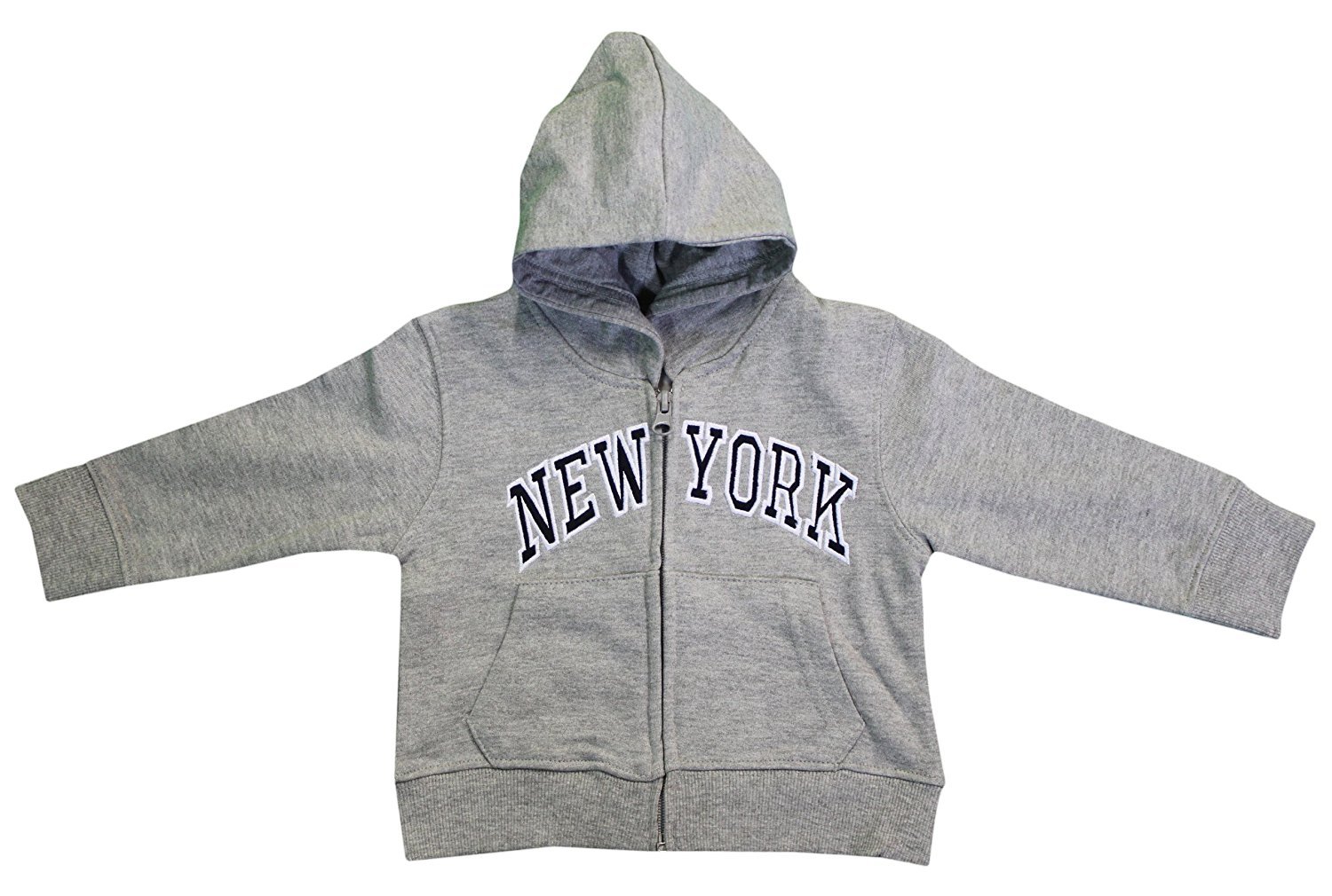 New York City Infant Baby Zippered Hoodie Sweatshirt Purple 12 Months