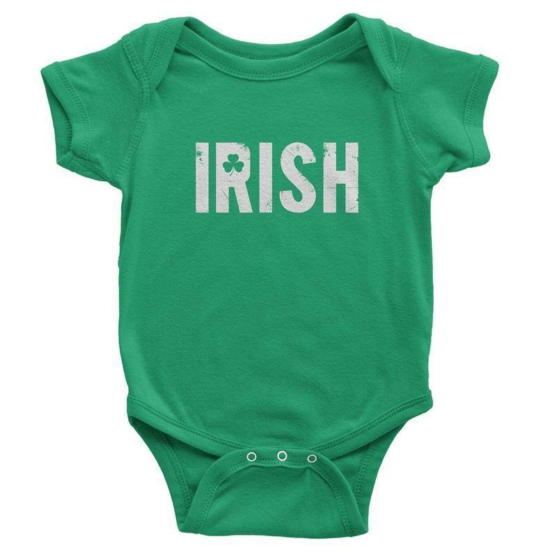 Trébol Irlandés Trébol Infantil Camisa Body Vintage Retro Bebé - Imagen 4 de 5